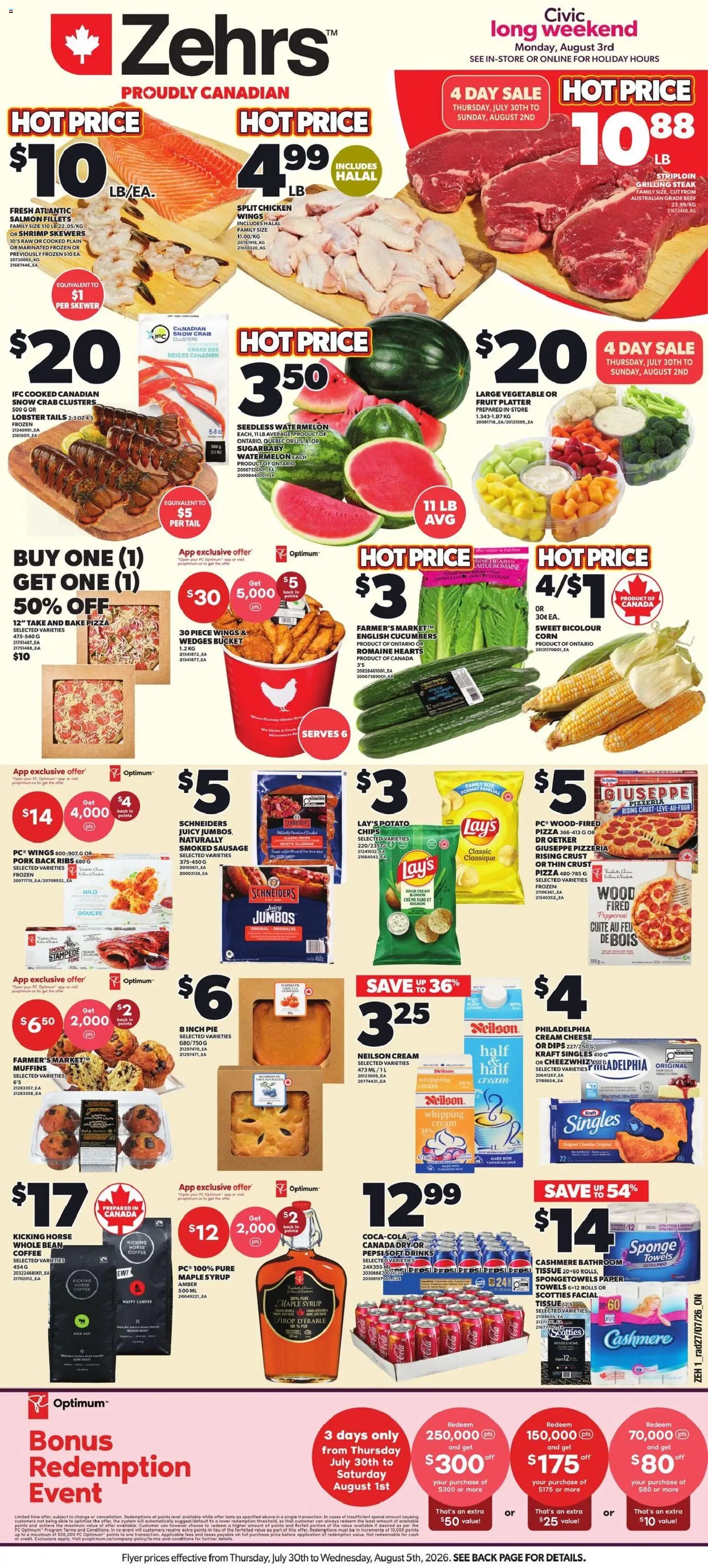 Zehrs weekly flyer / circulaire