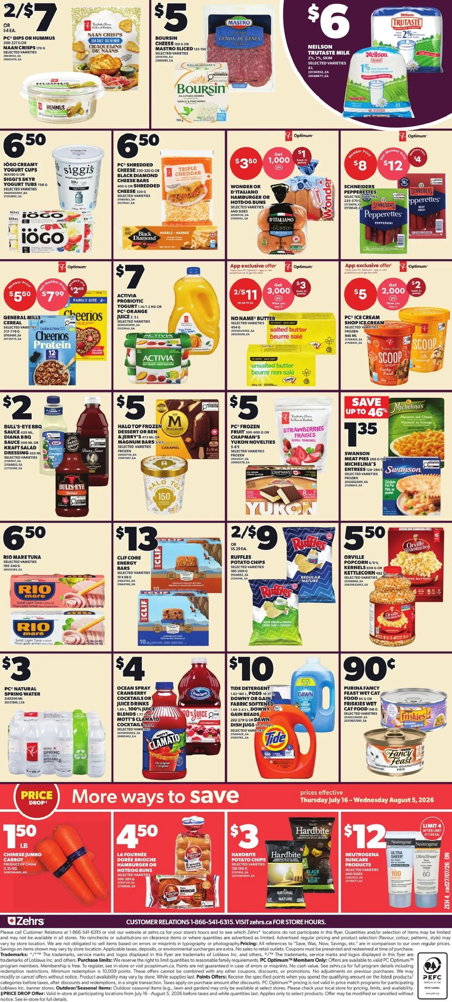 Zehrs weekly flyer / circulaire
