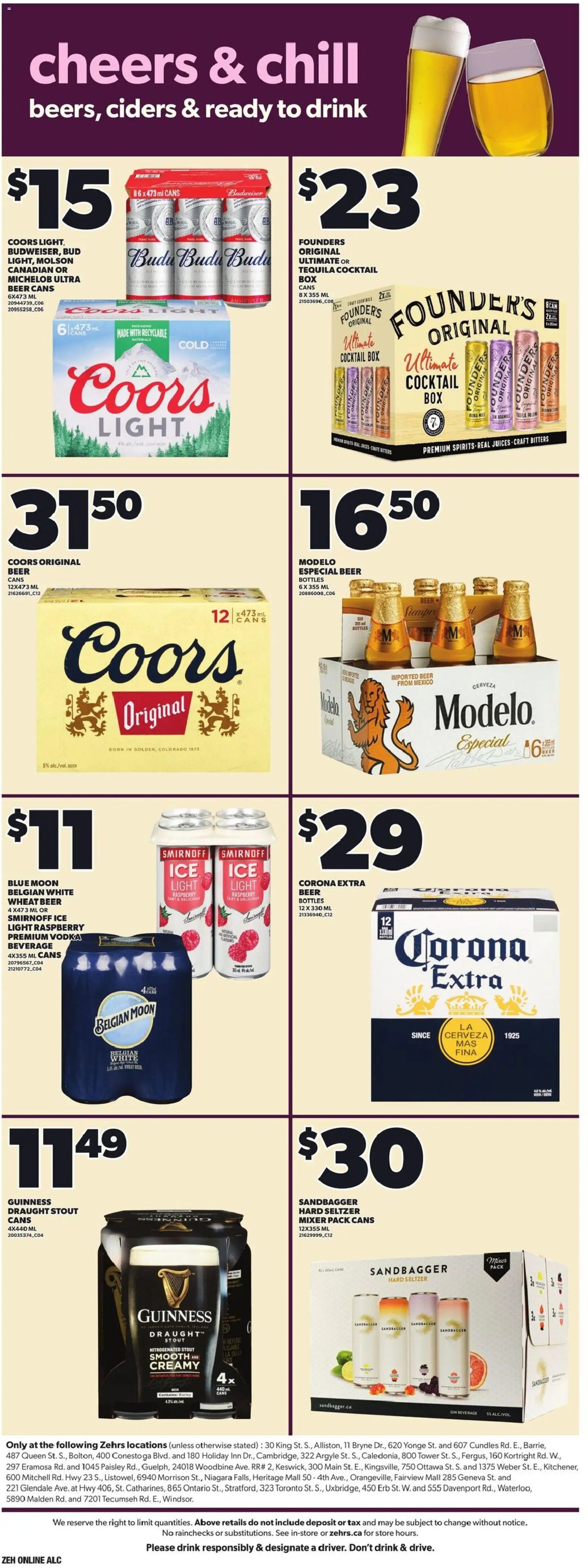 Zehrs weekly flyer / circulaire