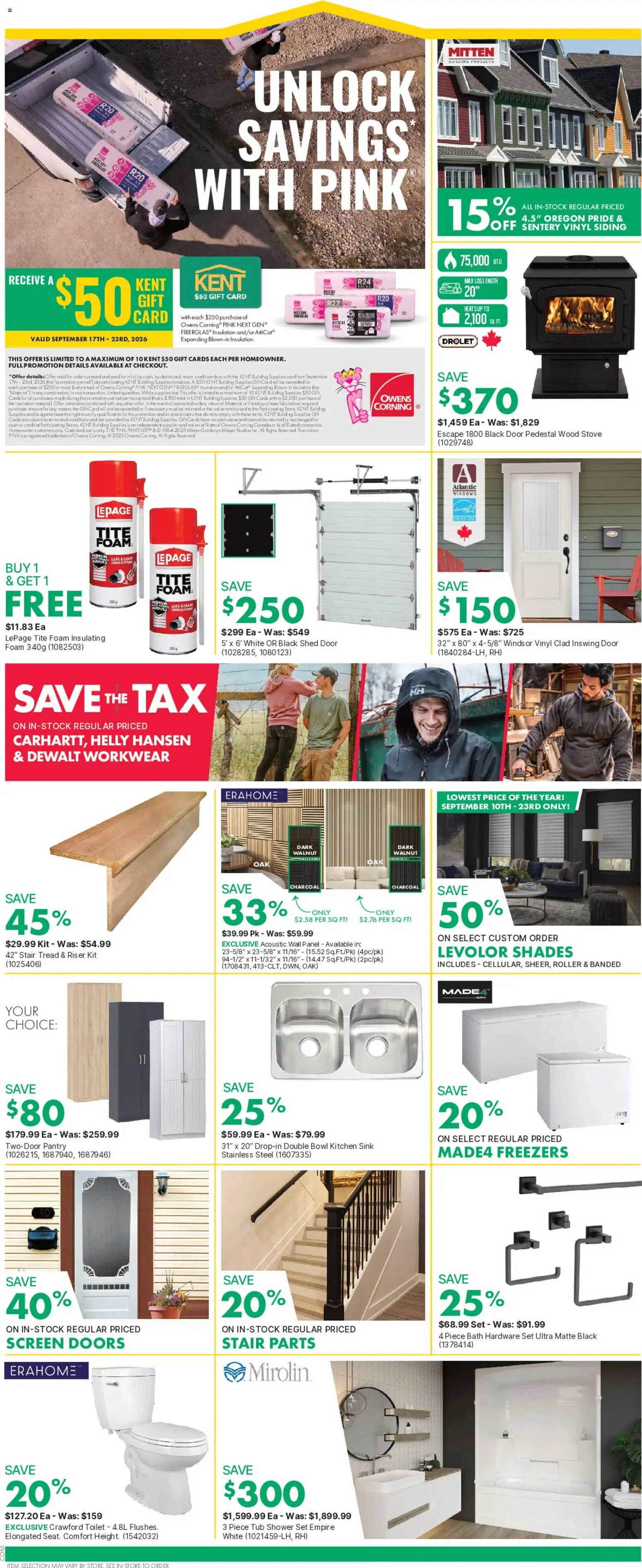 Kent weekly flyer / circulaire