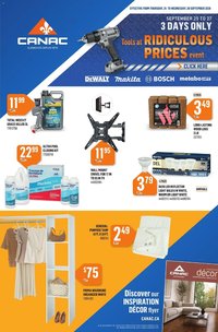 Canac weekly flyer