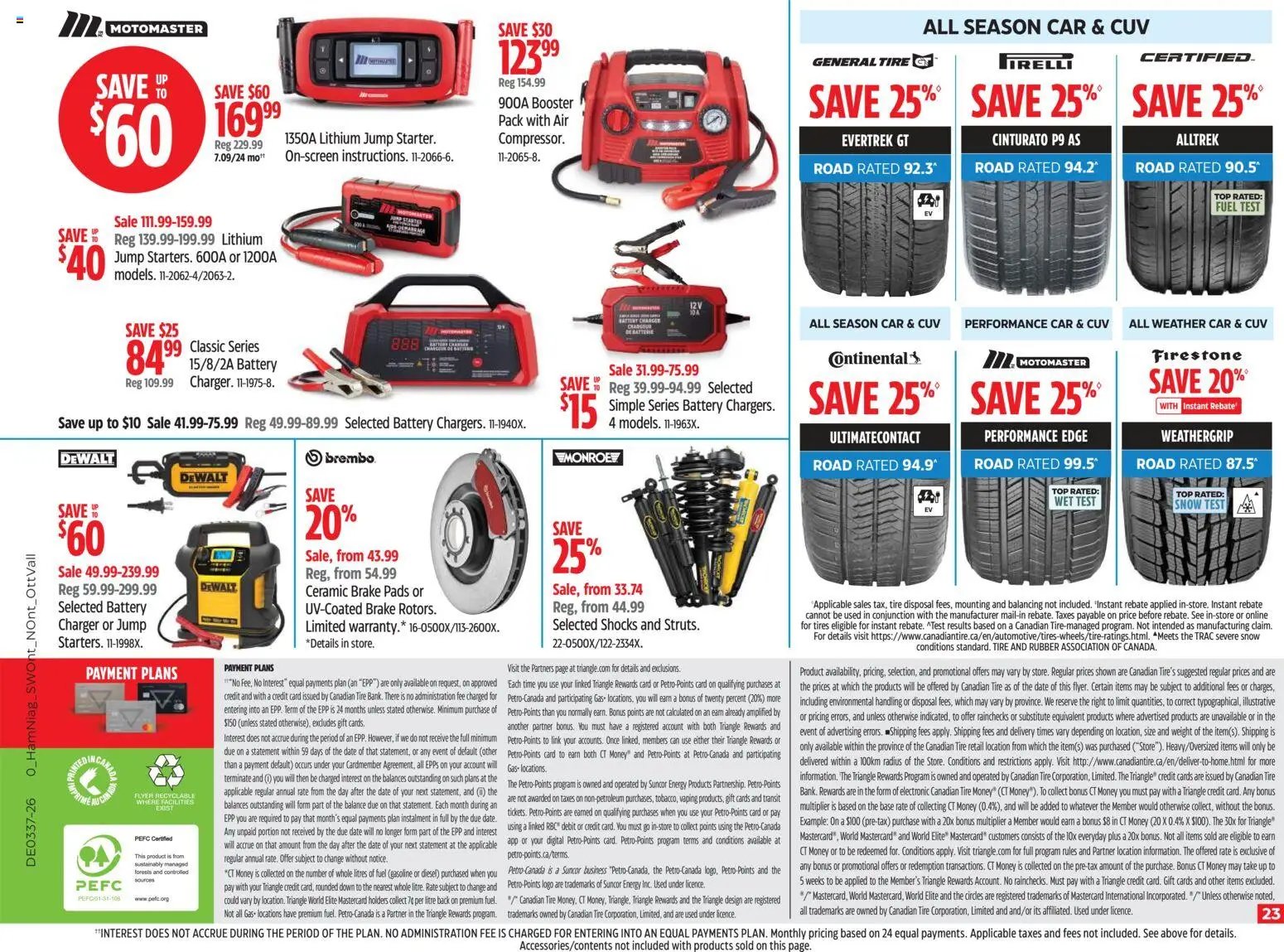 Canadian Tire weekly flyer