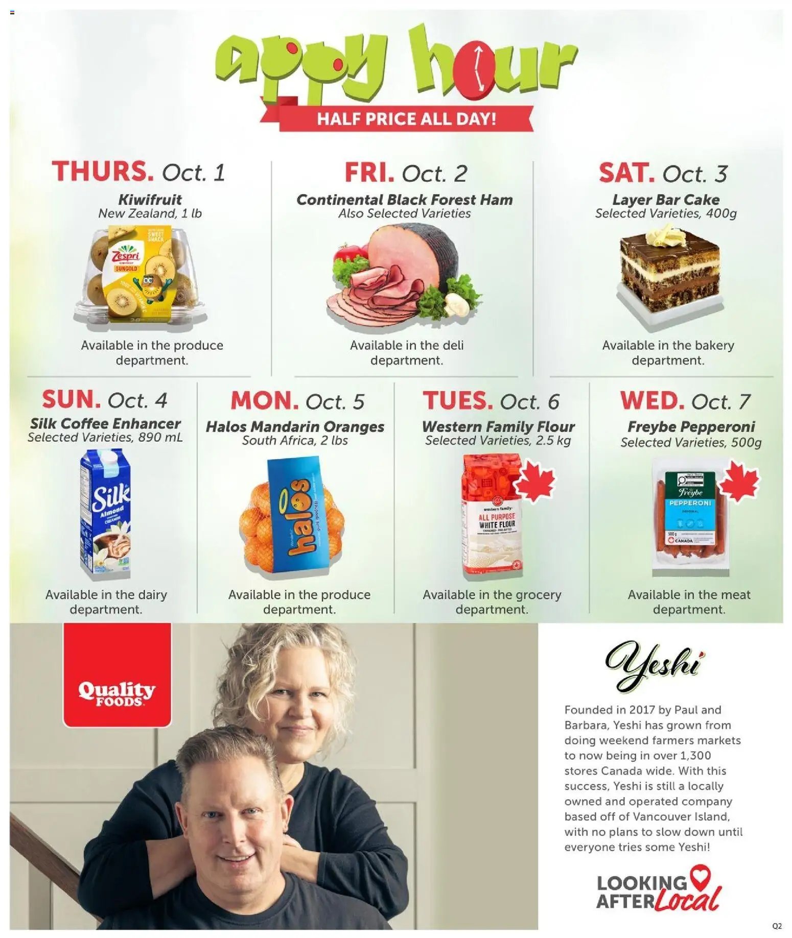 Quality Foods weekly flyer / circulaire