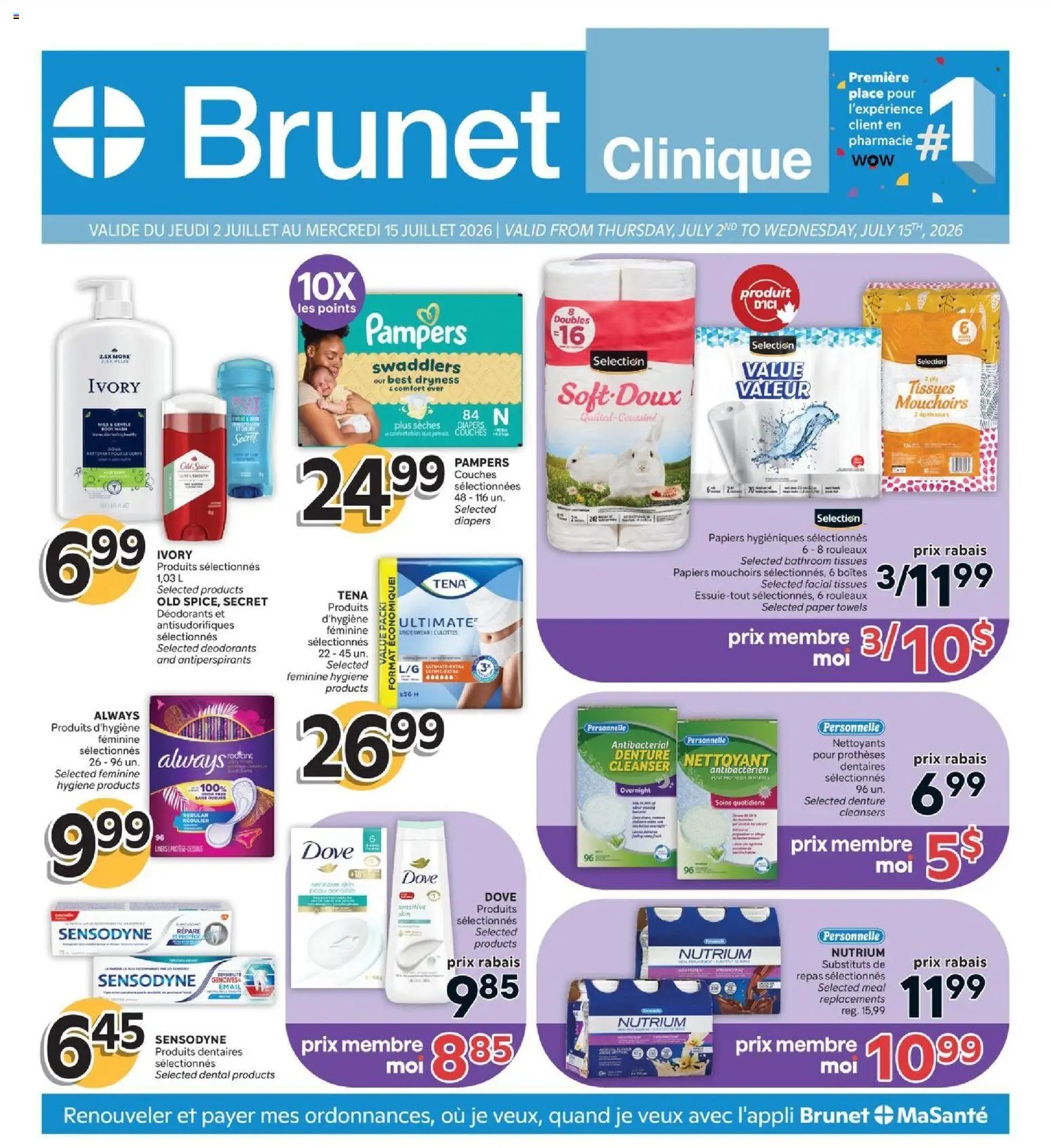 Brunet flyer - Clinique