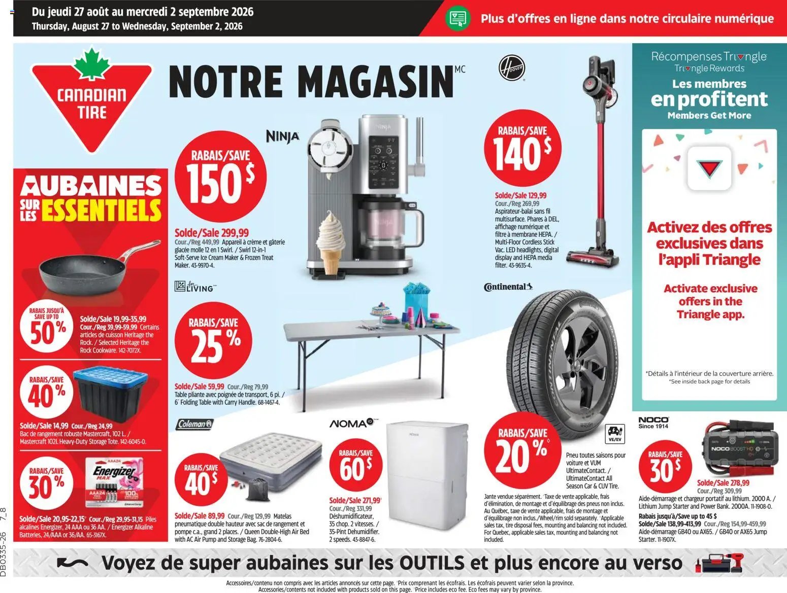 Canadian Tire circulaire