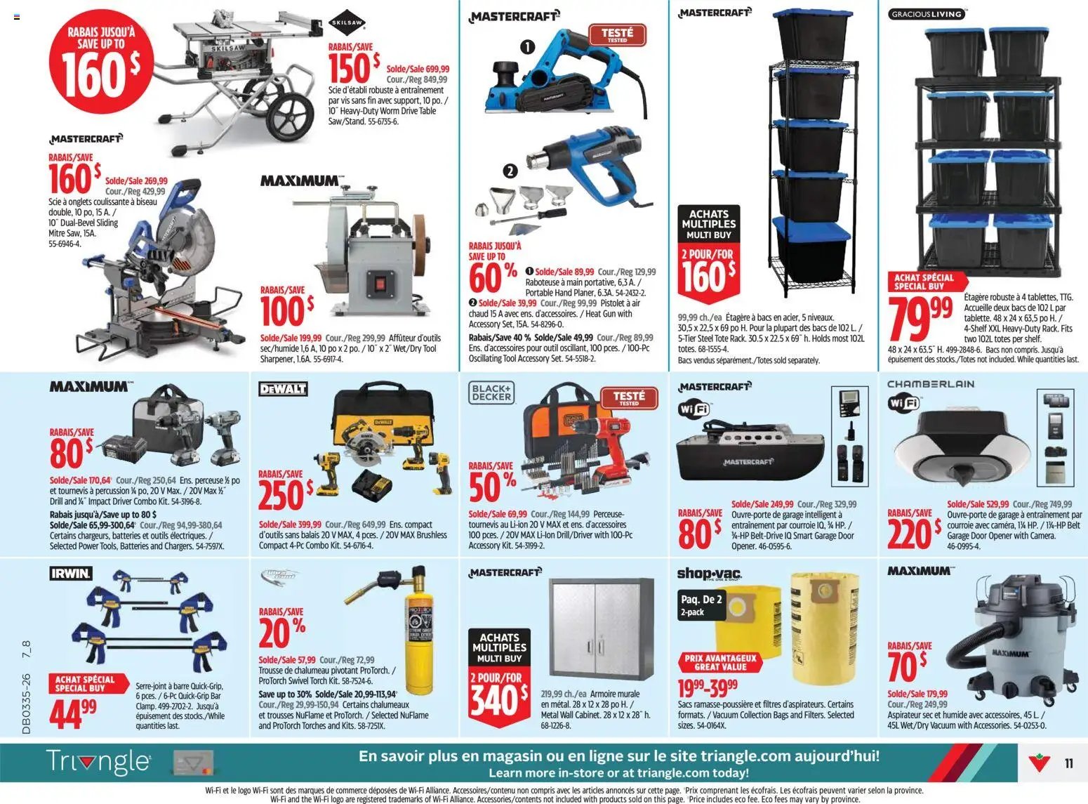 Canadian Tire circulaire