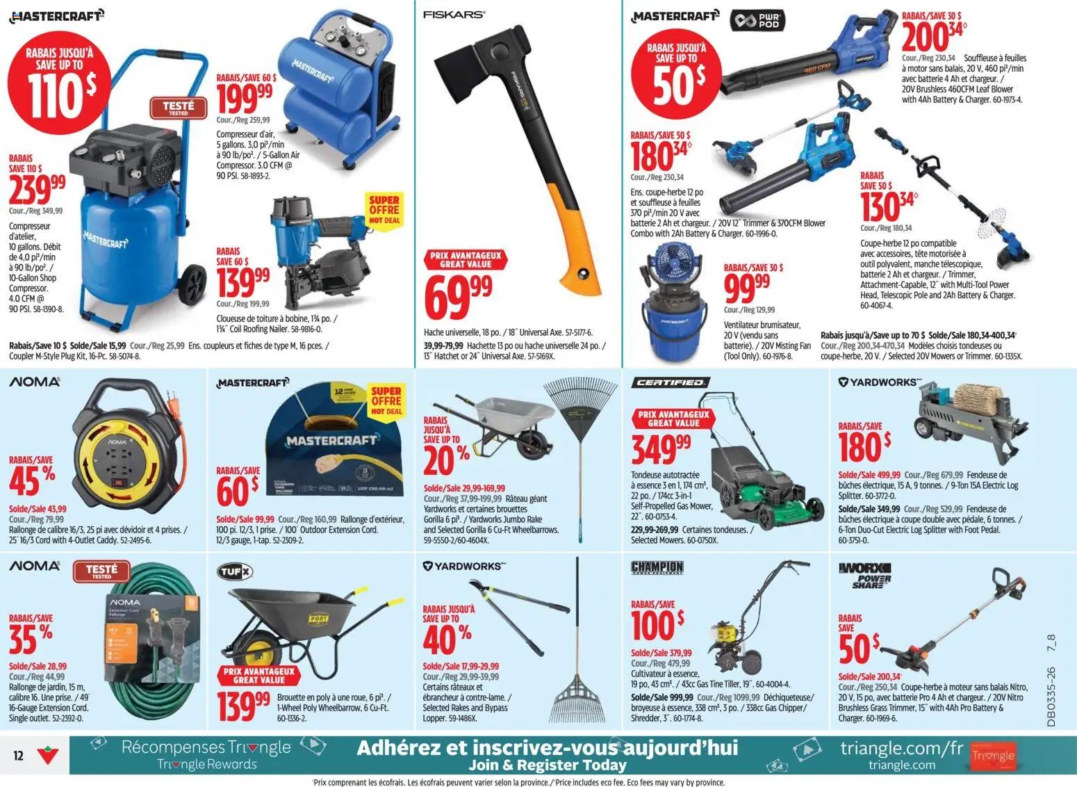 Canadian Tire circulaire