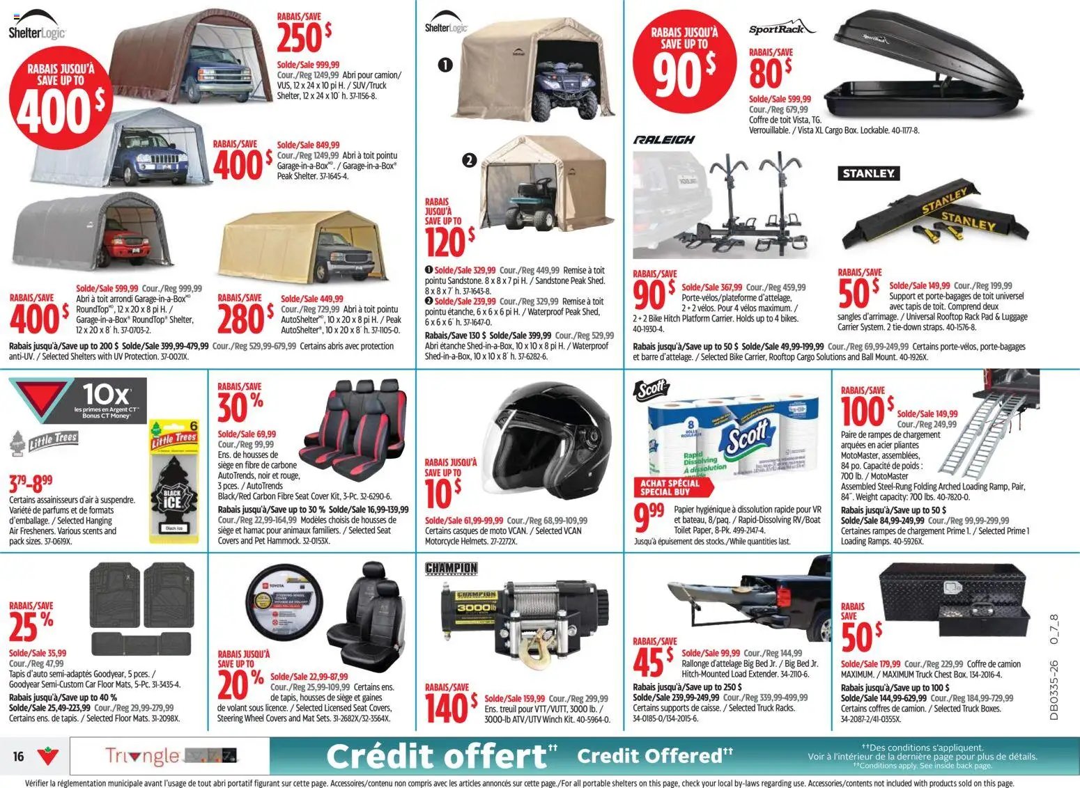 Canadian Tire circulaire