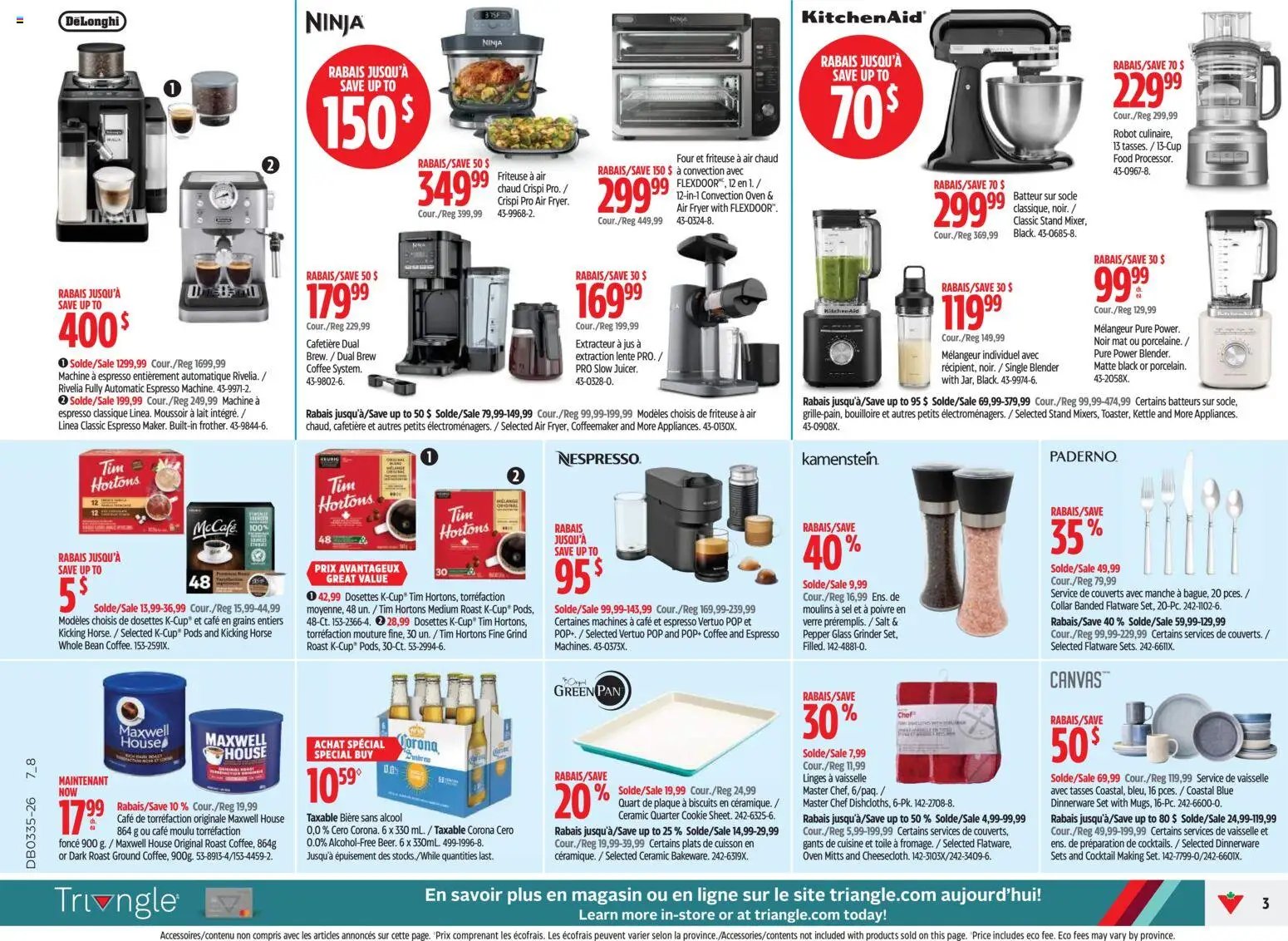 Canadian Tire circulaire