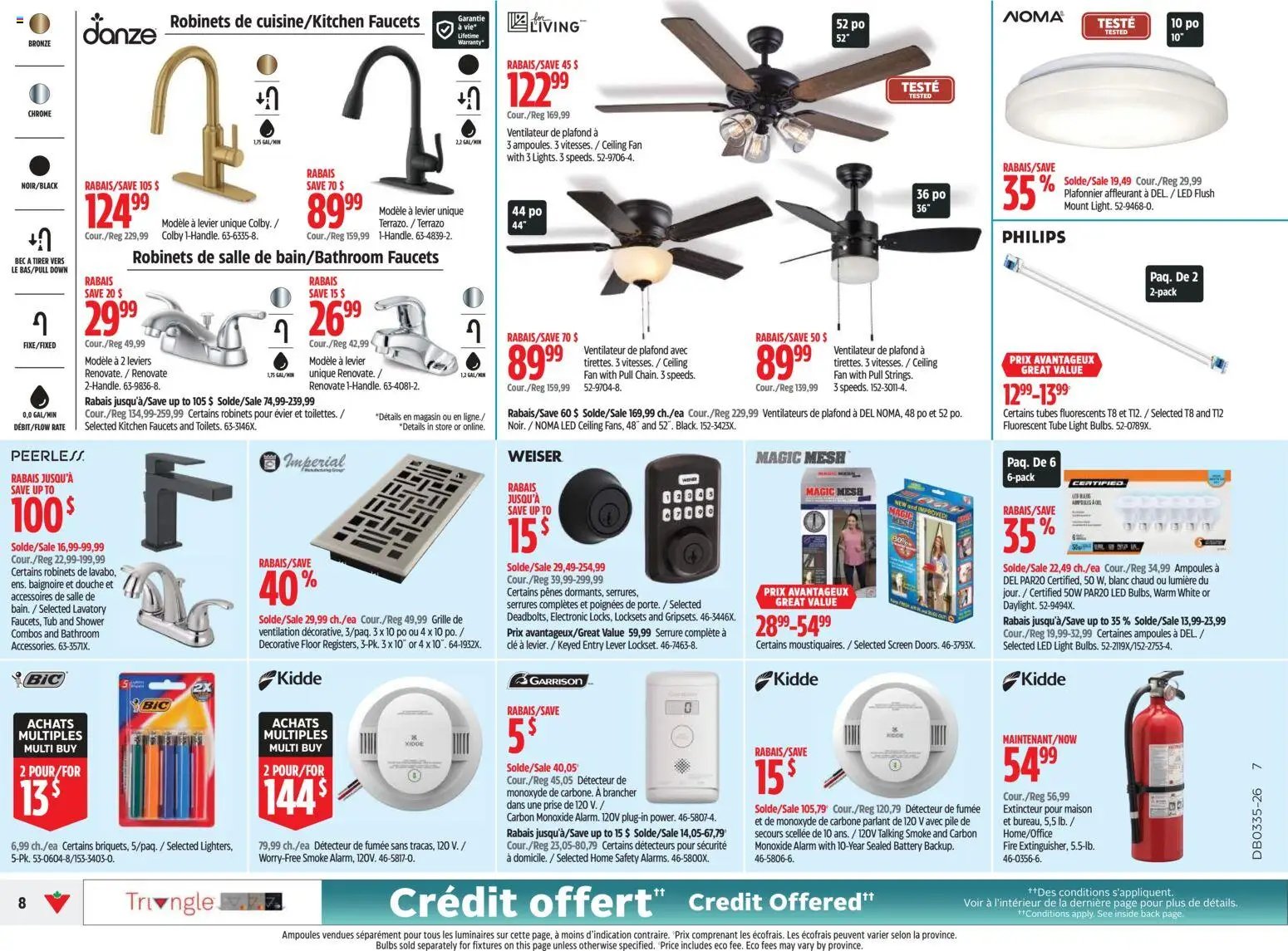 Canadian Tire circulaire