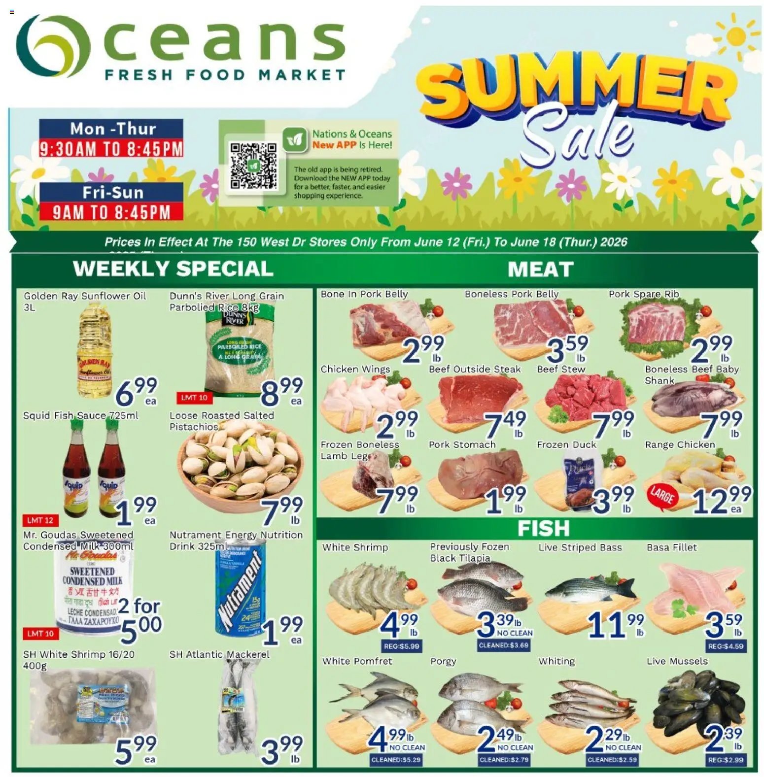 Oceans weekly flyer / circulaire