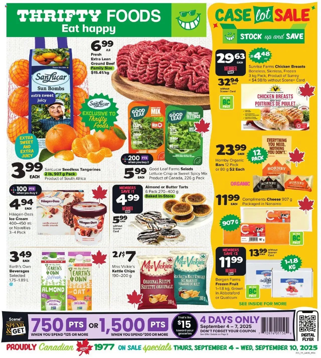 Thrifty Foods weekly flyer / circulaire