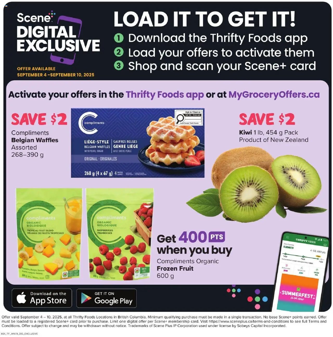 Thrifty Foods weekly flyer / circulaire
