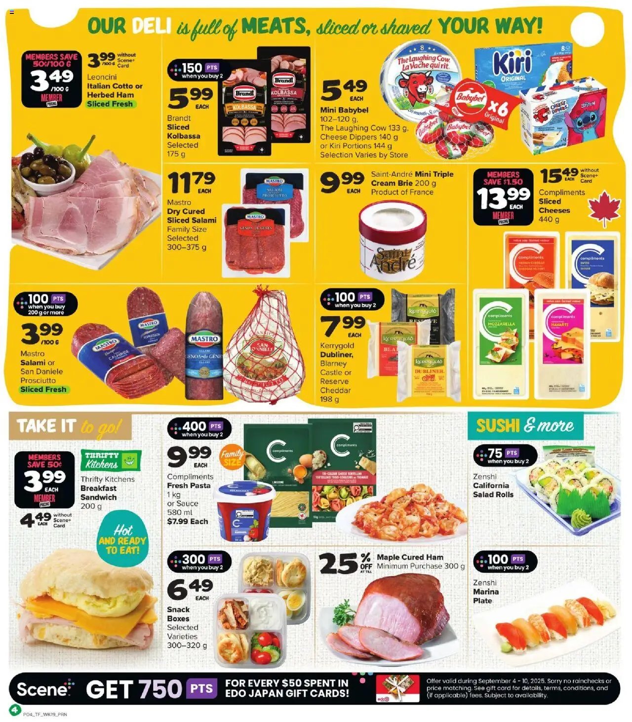 Thrifty Foods weekly flyer / circulaire