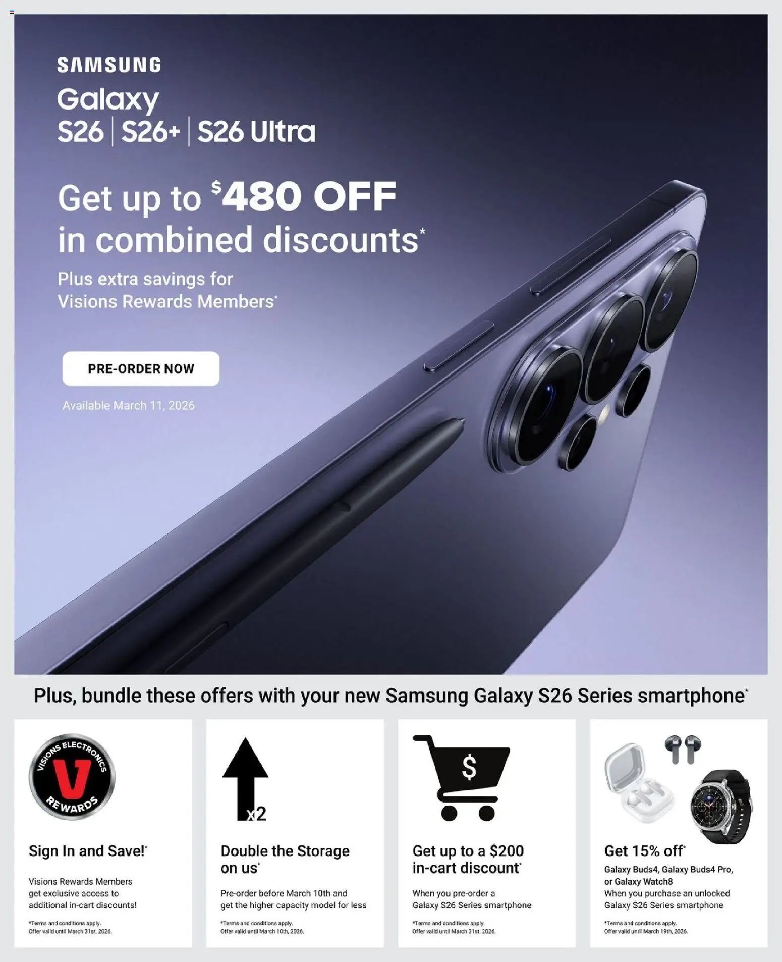 Visions weekly flyer / circulaire