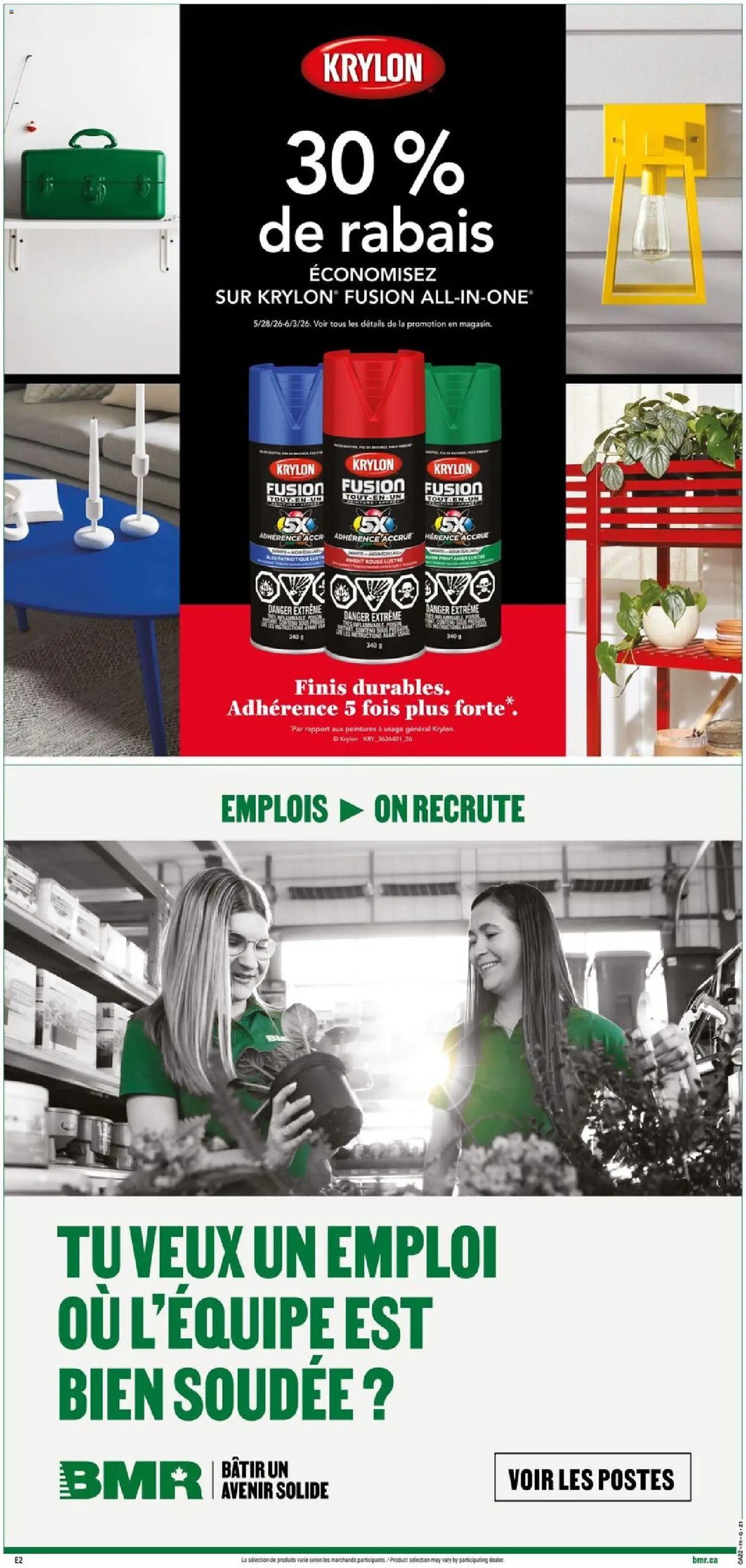 BMR weekly flyer / circulaire