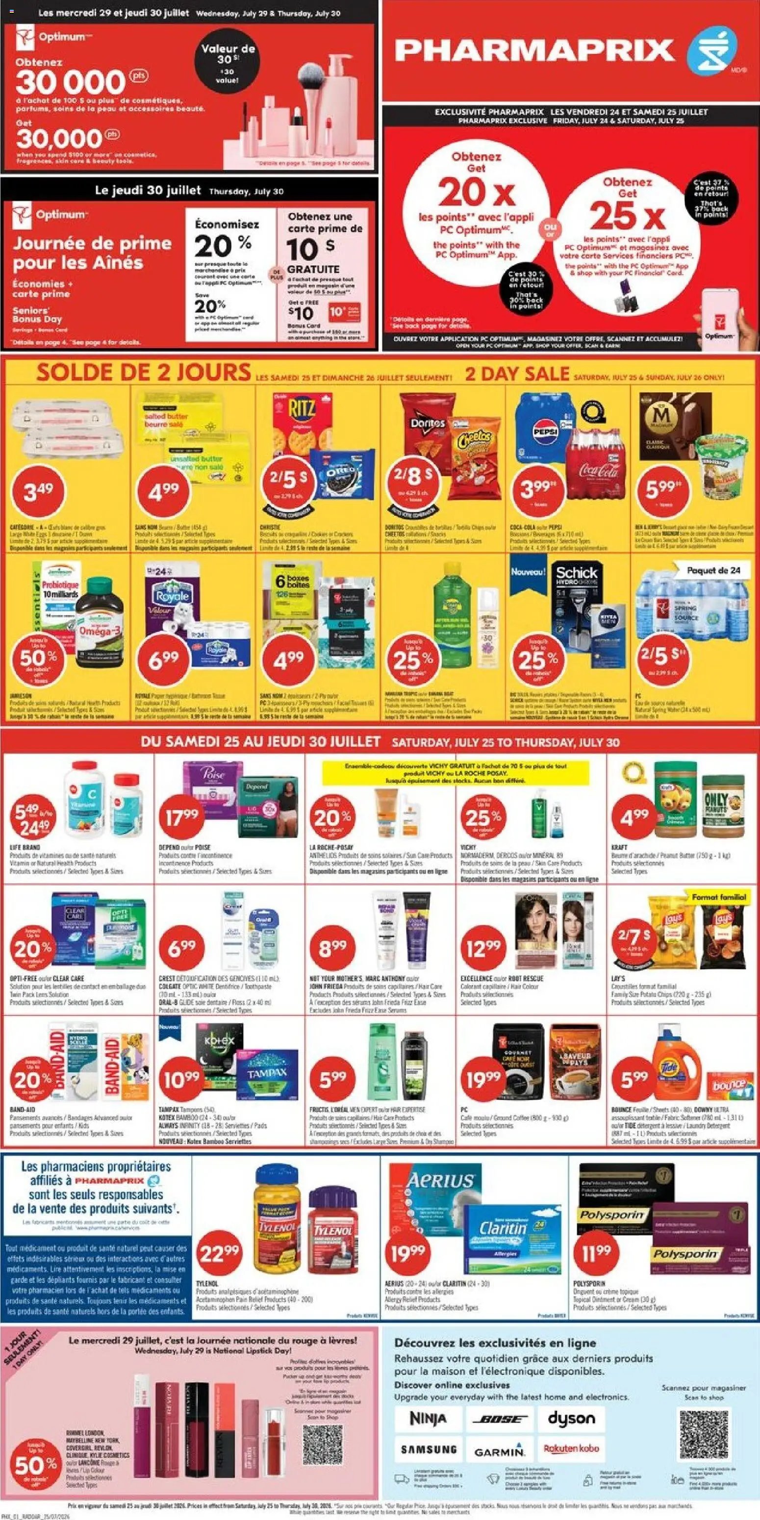 Pharmaprix weekly flyer / circulaire