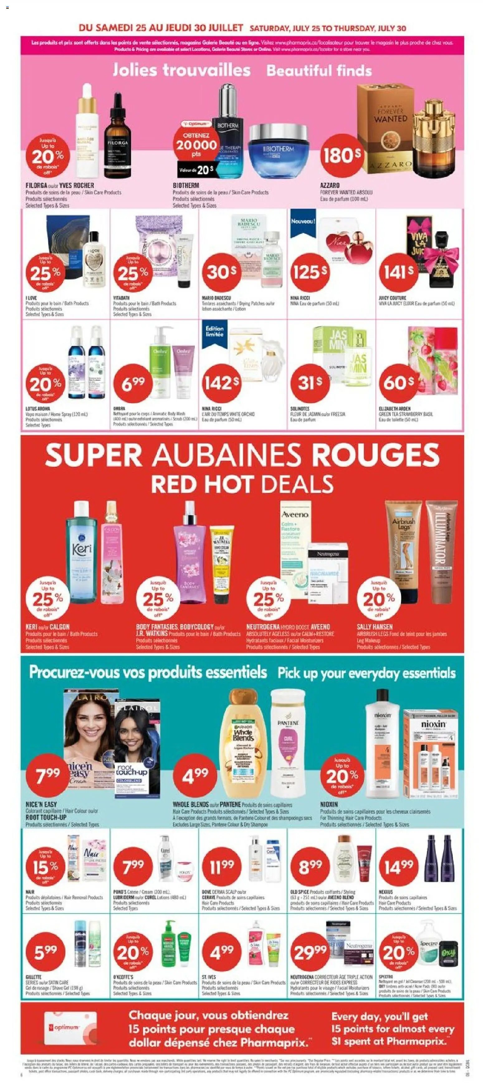 Pharmaprix weekly flyer / circulaire