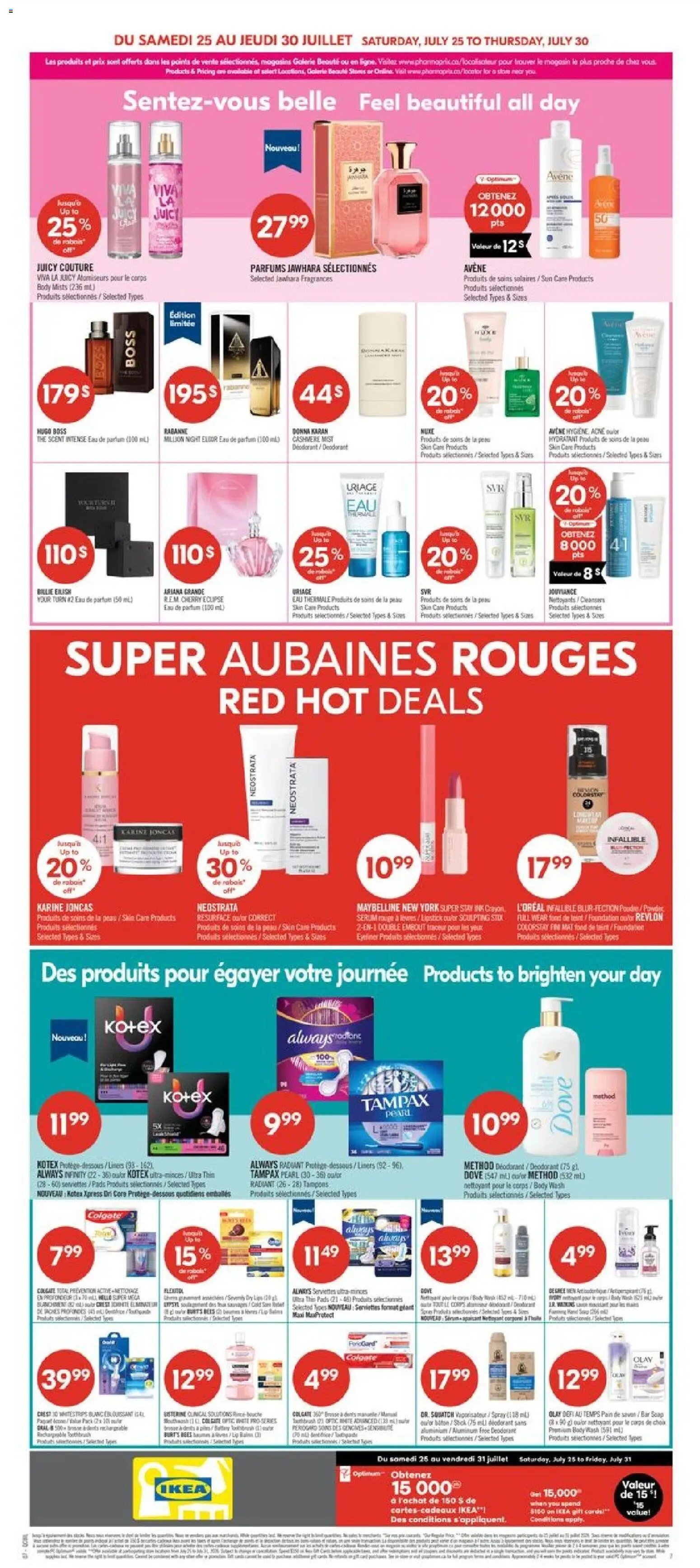 Pharmaprix weekly flyer / circulaire