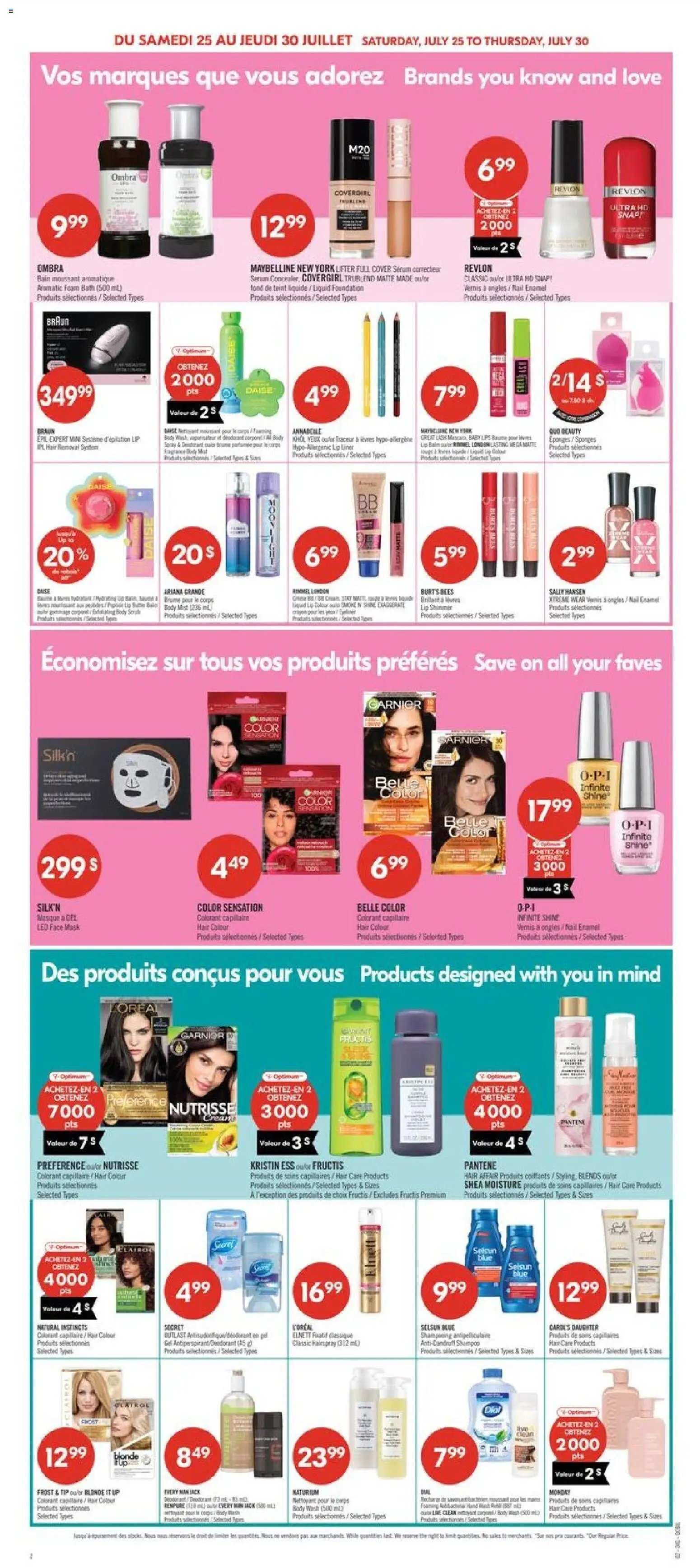 Pharmaprix weekly flyer / circulaire
