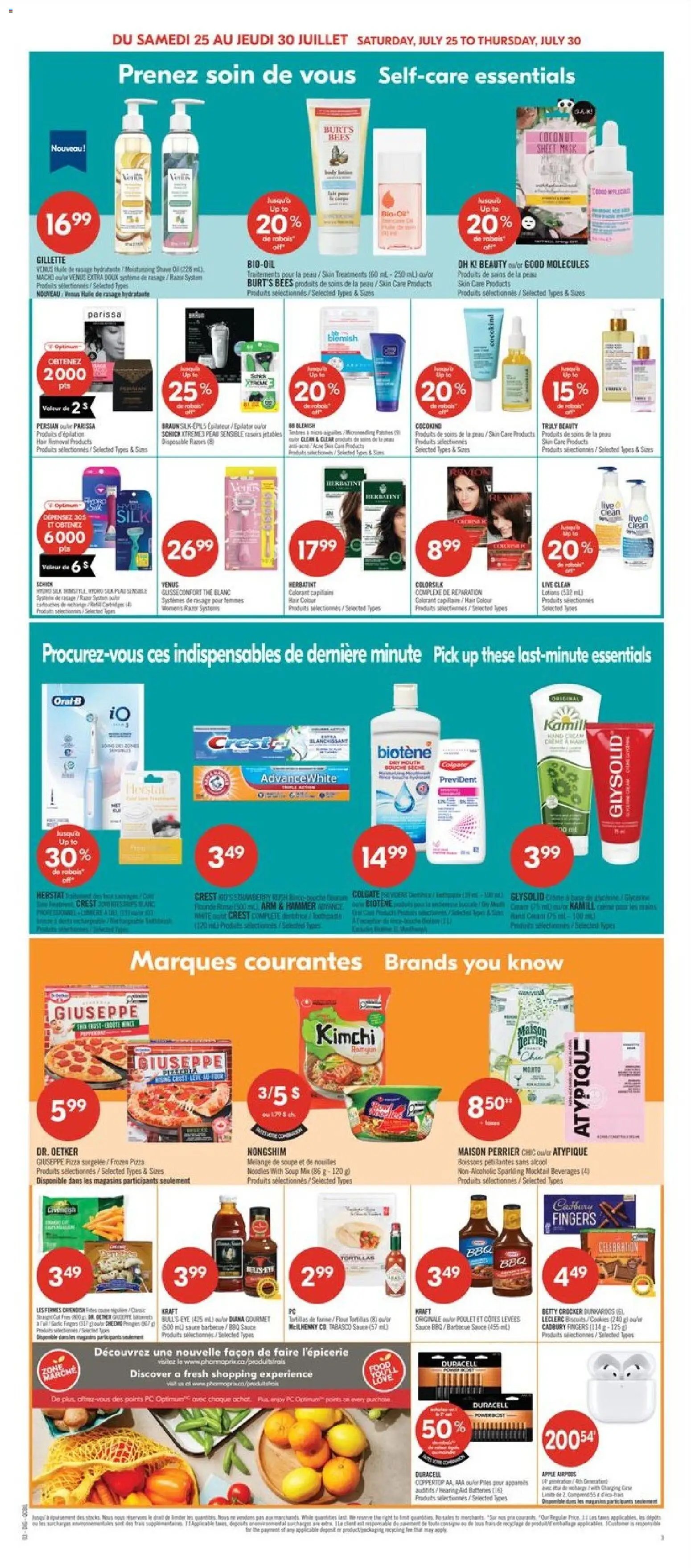 Pharmaprix weekly flyer / circulaire