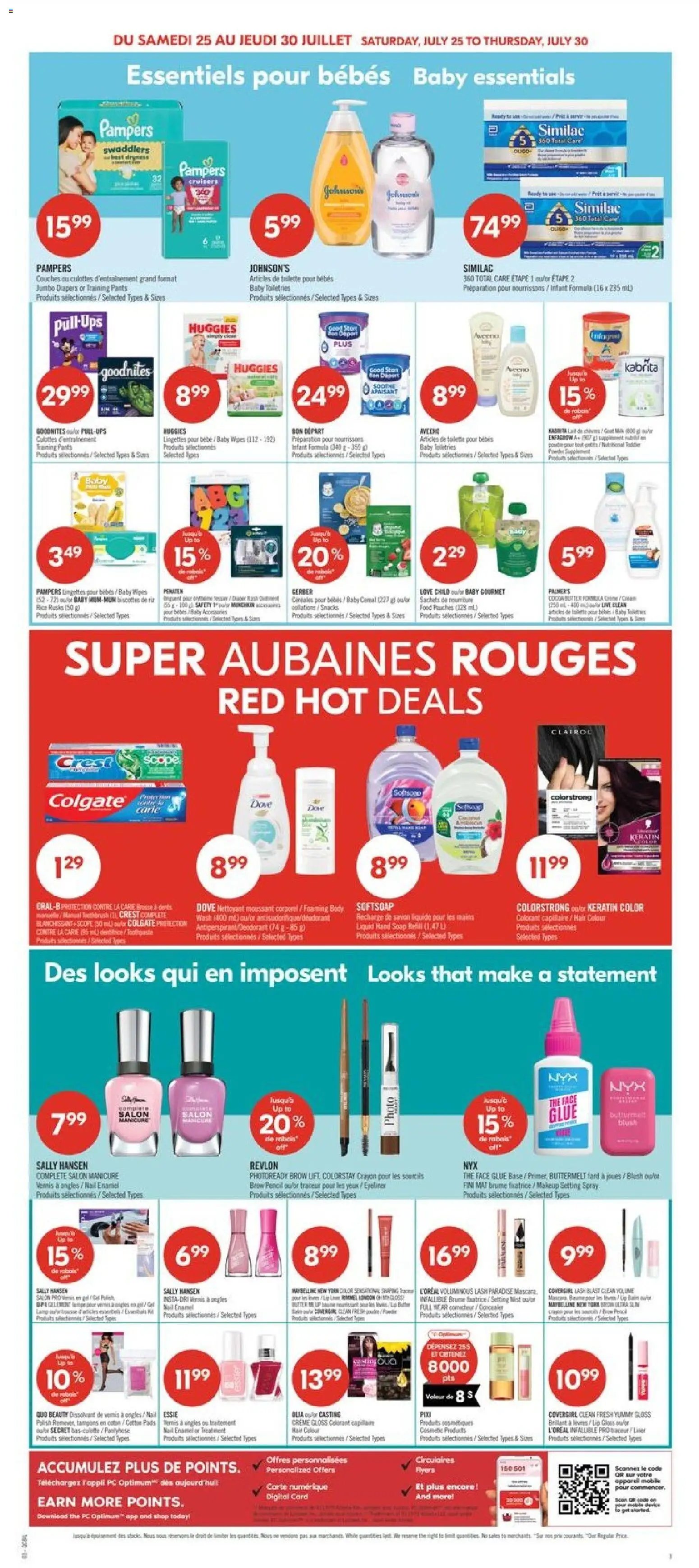 Pharmaprix weekly flyer / circulaire