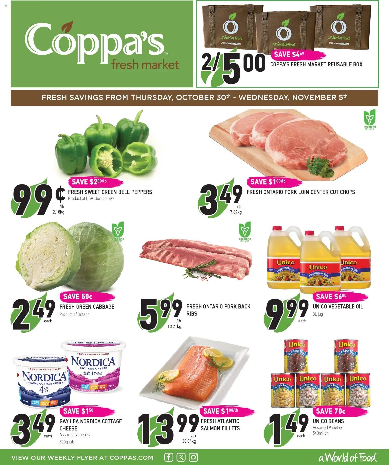 Coppas Fresh Market weekly flyer / circulaire
