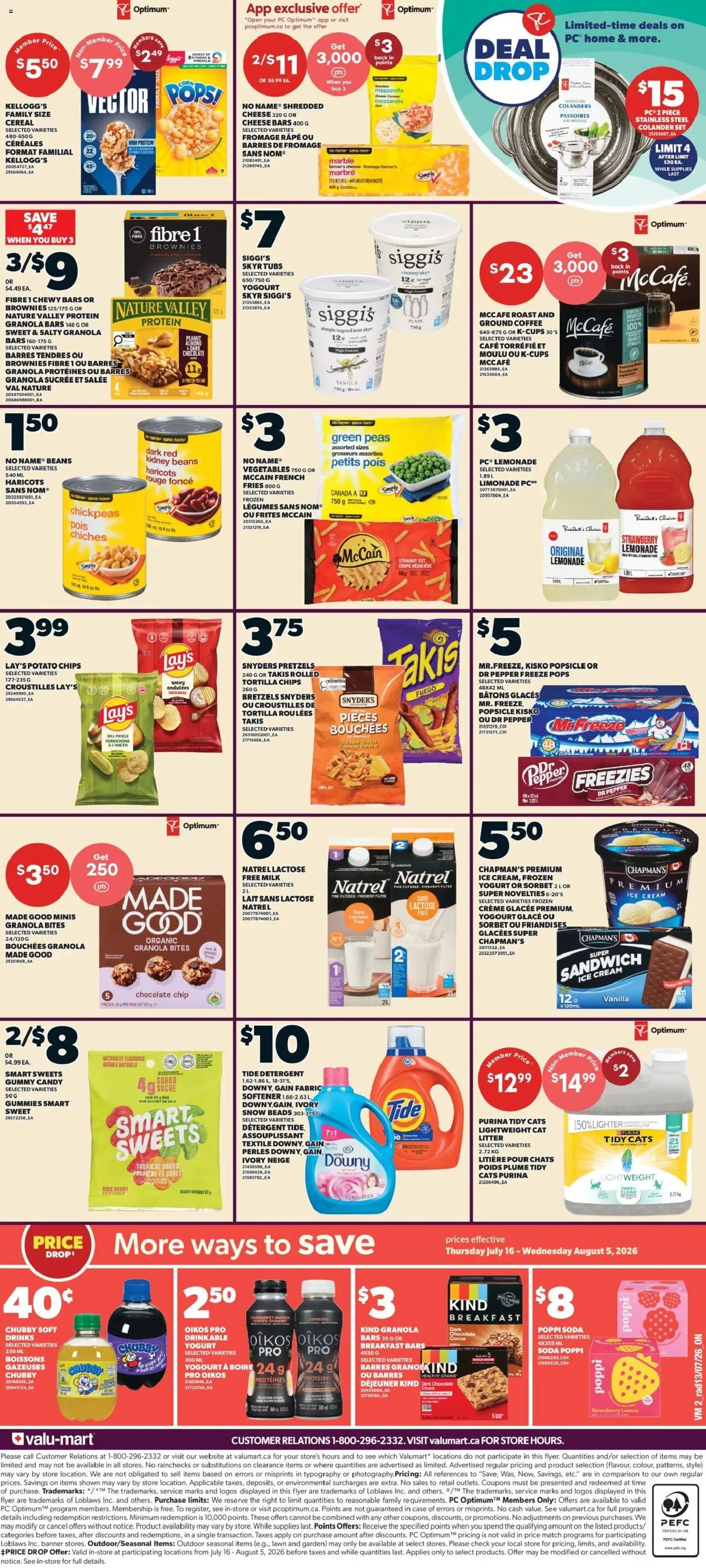 Valu Mart weekly flyer