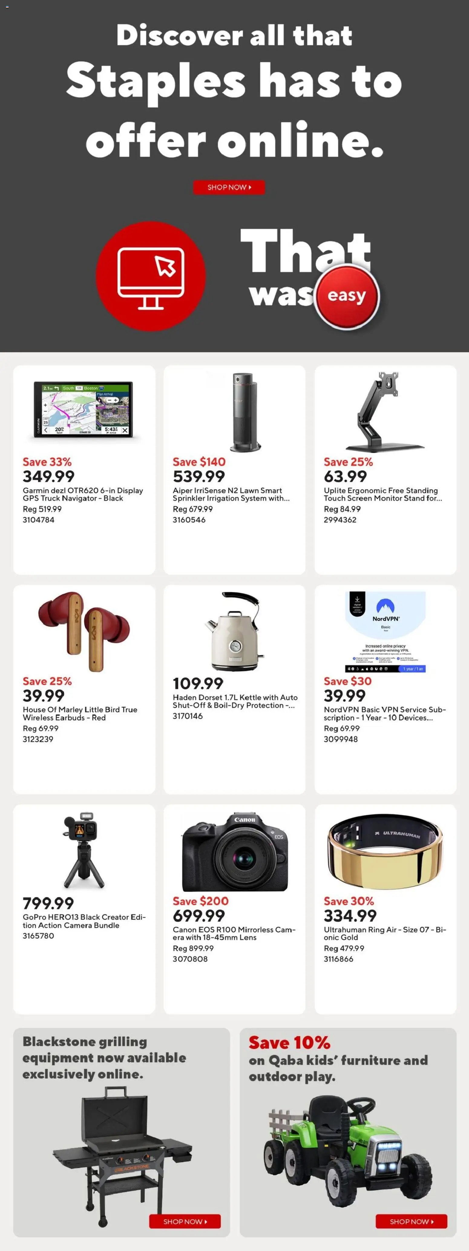 Staples weekly flyer / circulaire
