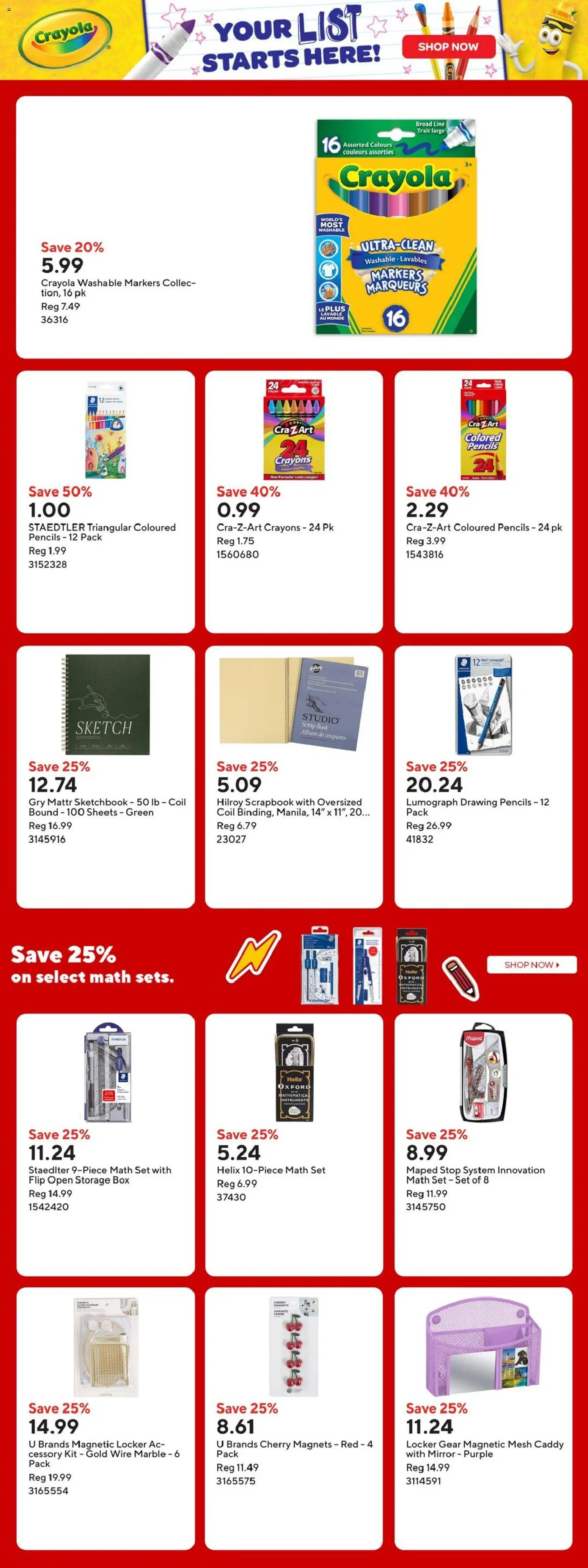 Staples weekly flyer / circulaire