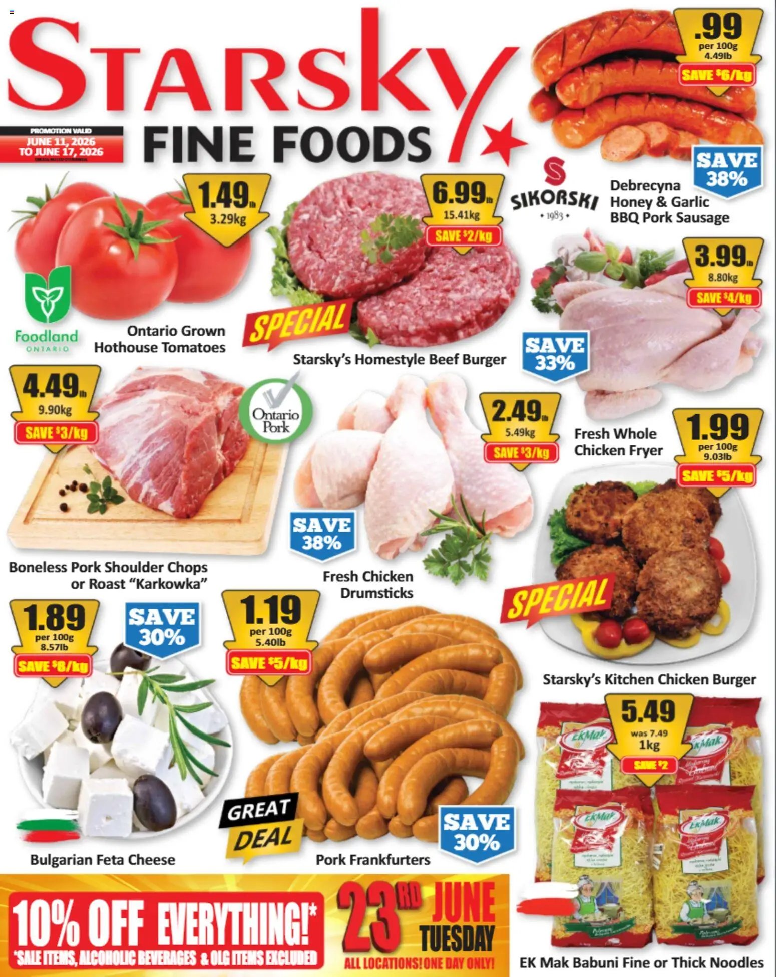 Starsky weekly flyer / circulaire