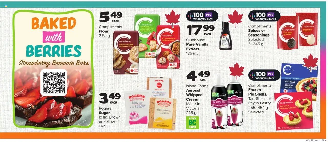 Thrifty Foods weekly flyer / circulaire
