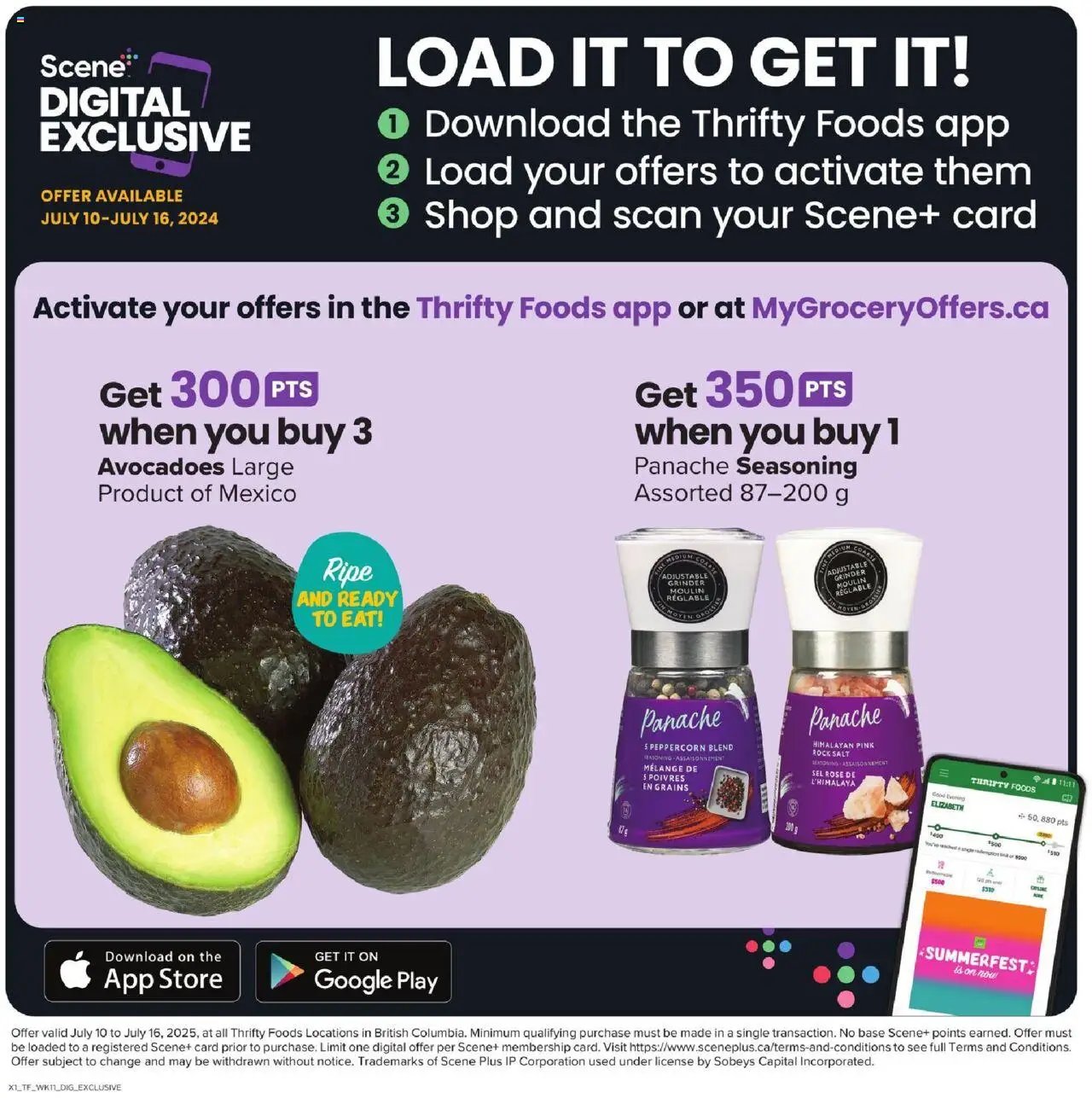 Thrifty Foods weekly flyer / circulaire