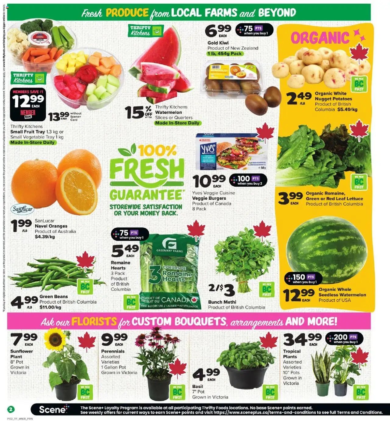 Thrifty Foods weekly flyer / circulaire