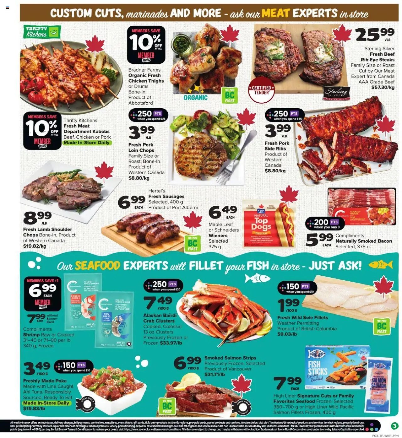 Thrifty Foods weekly flyer / circulaire