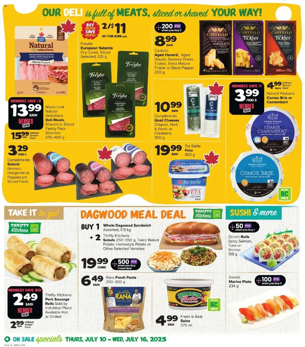 Thrifty Foods weekly flyer / circulaire