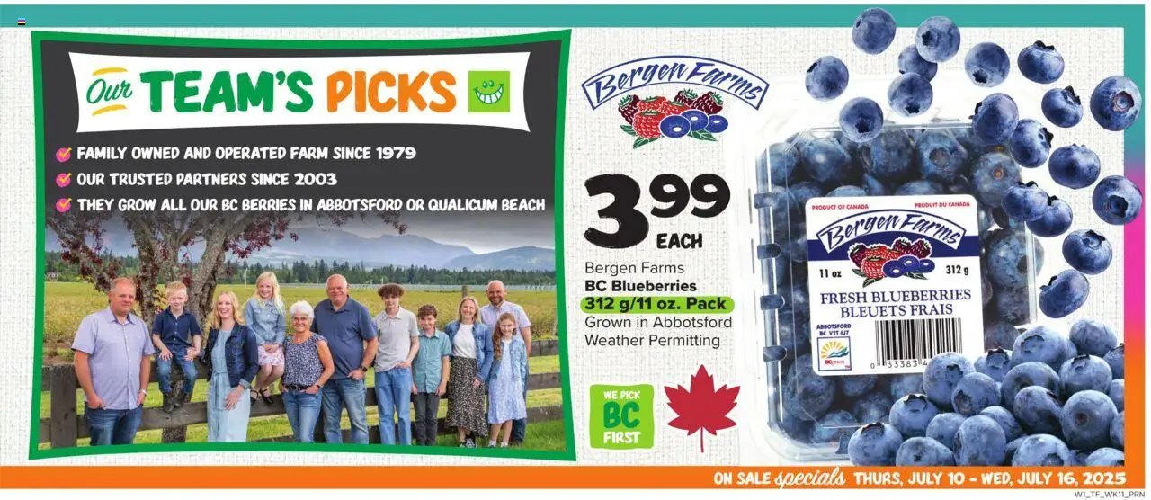 Thrifty Foods weekly flyer / circulaire