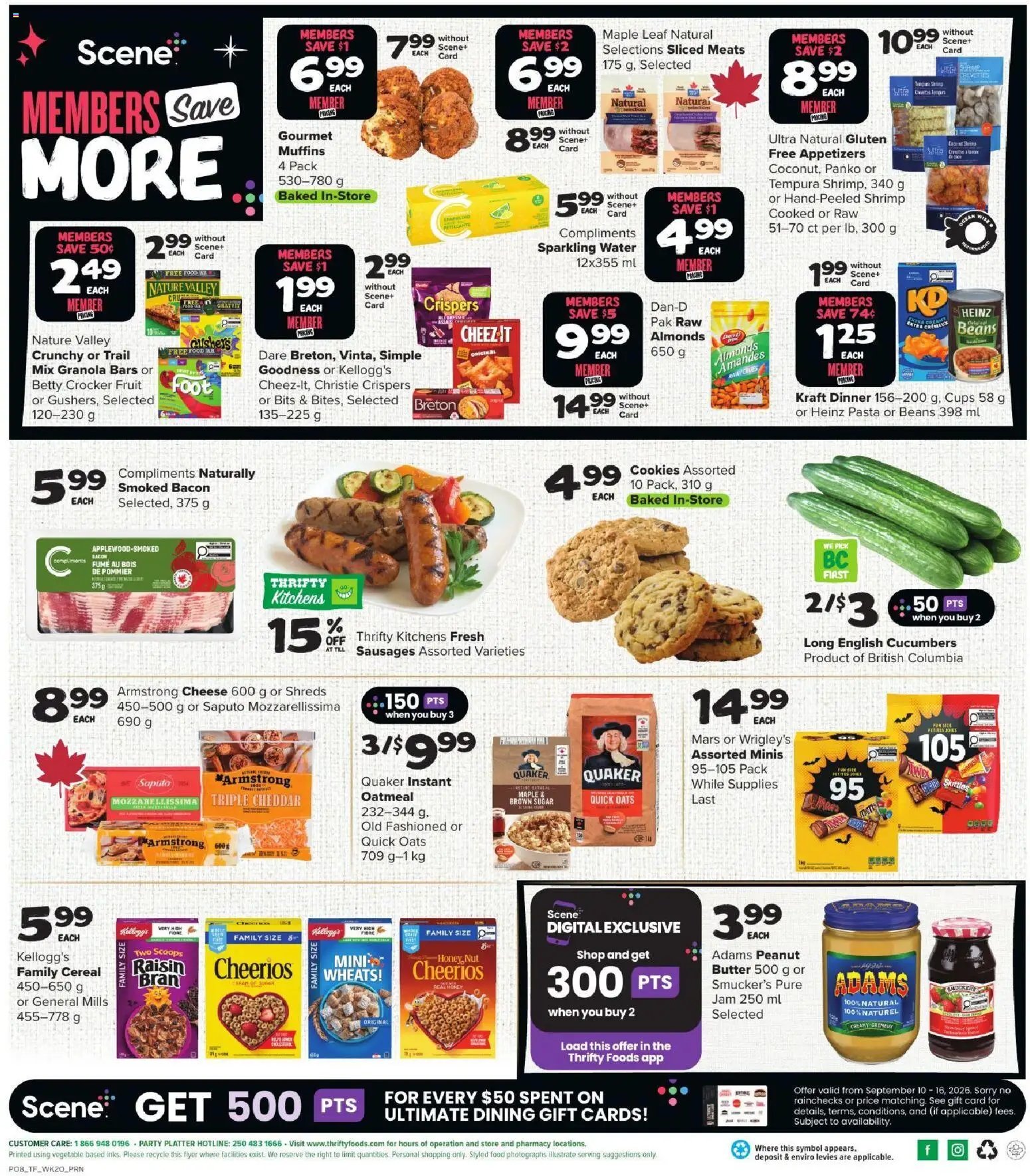 Thrifty Foods weekly flyer / circulaire