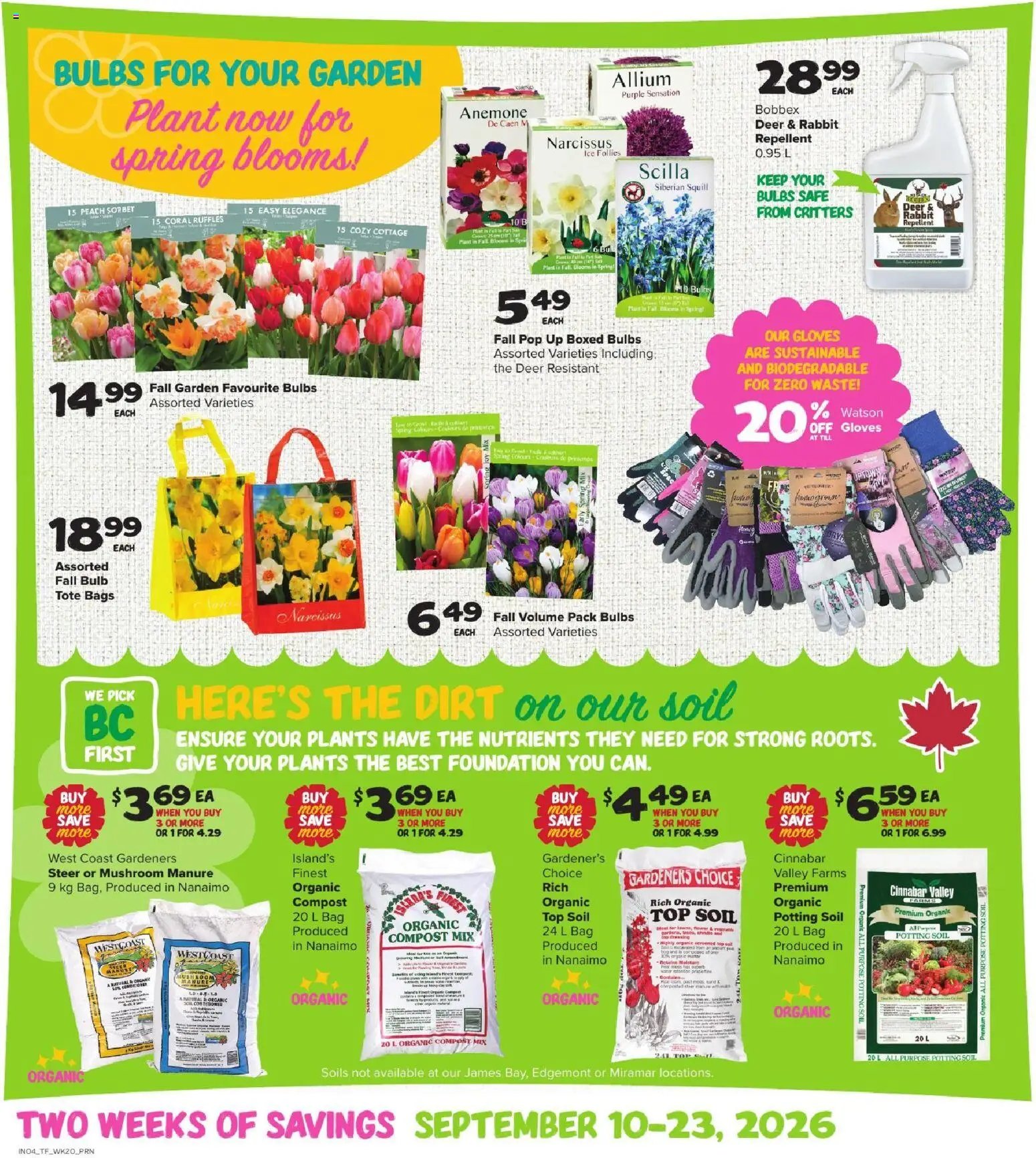 Thrifty Foods weekly flyer / circulaire
