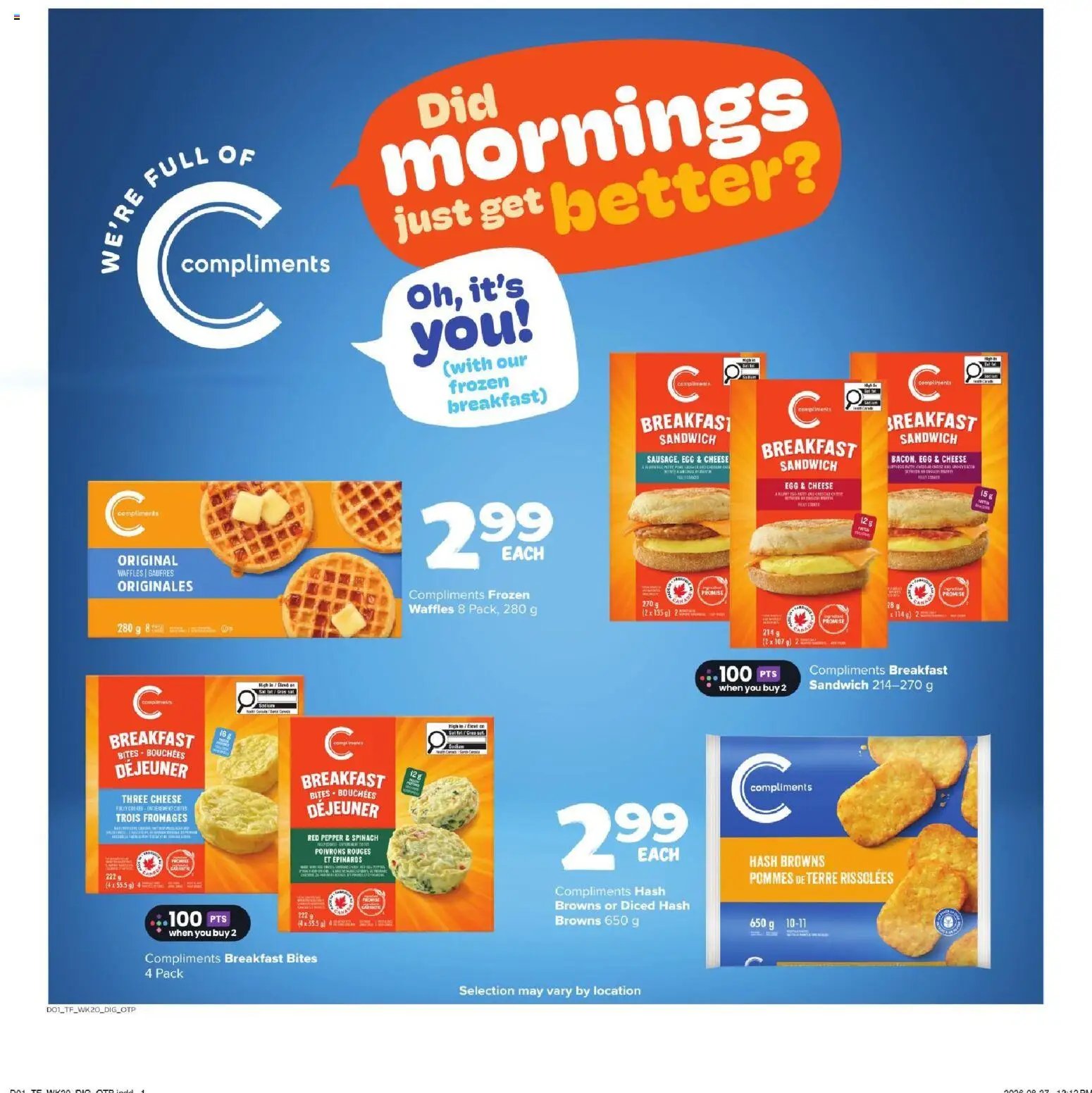 Thrifty Foods weekly flyer / circulaire
