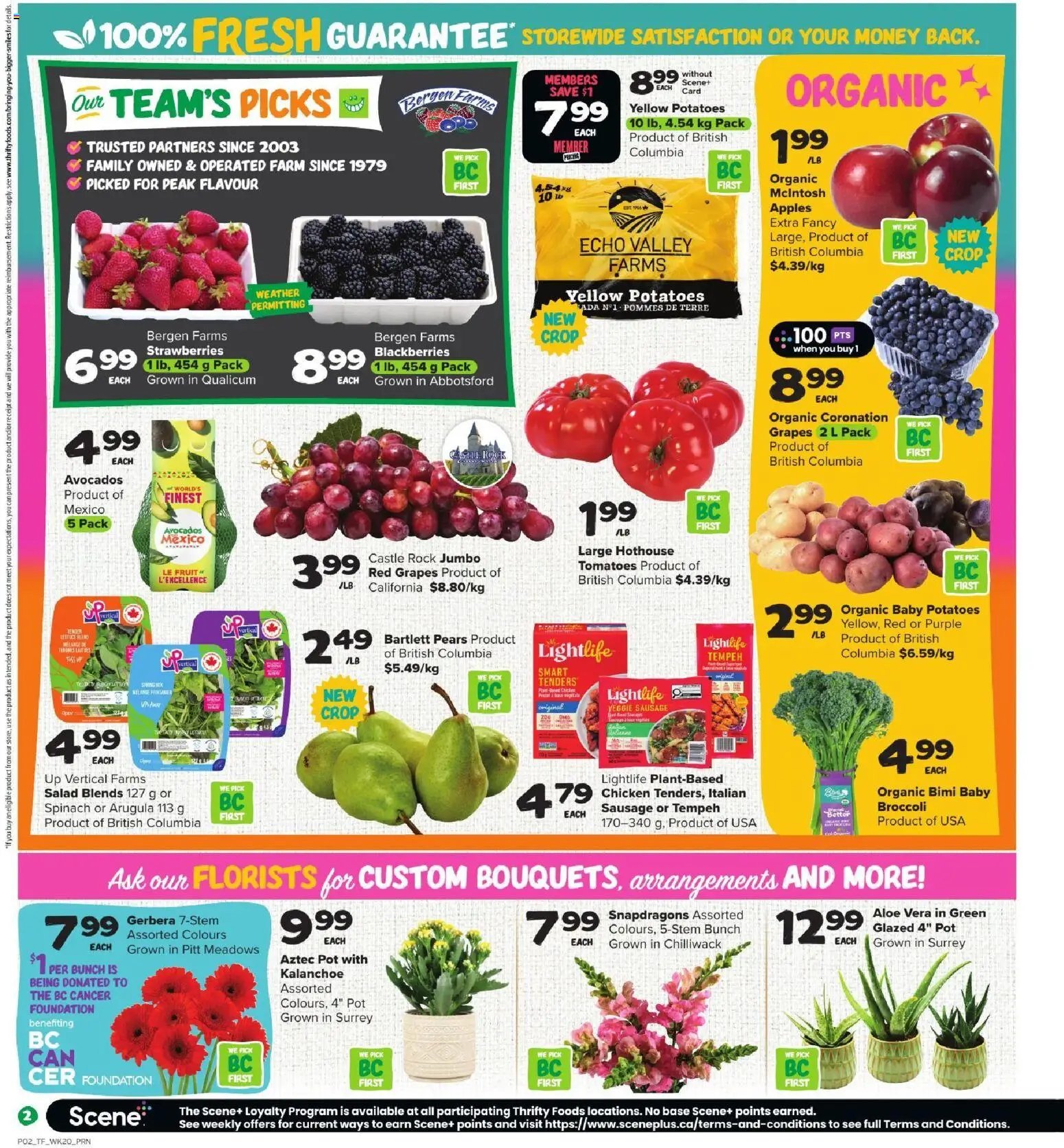 Thrifty Foods weekly flyer / circulaire