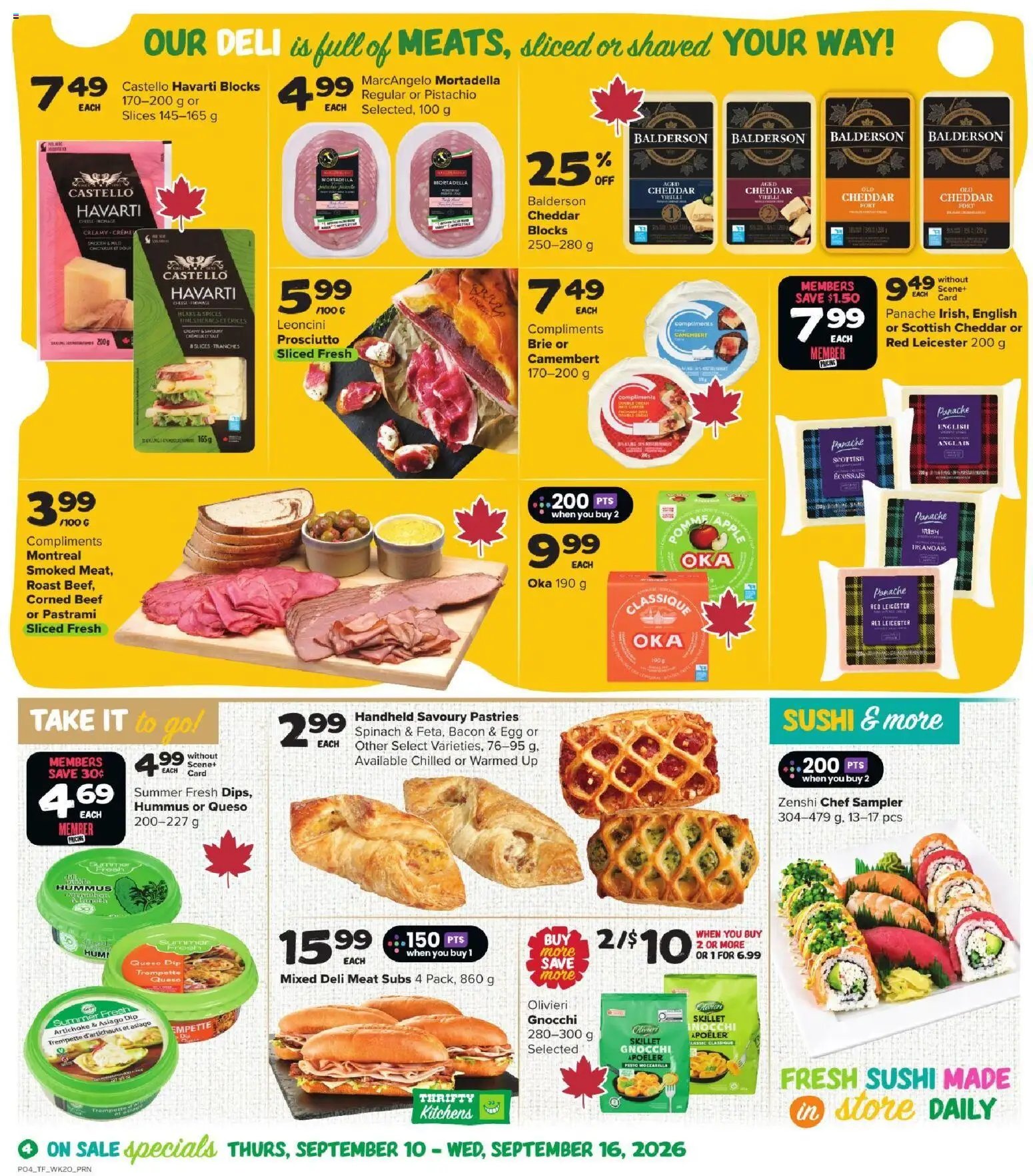 Thrifty Foods weekly flyer / circulaire