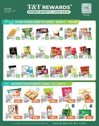 T&T Supermarket - T&T Rewards Member Benefit In-store flyer
