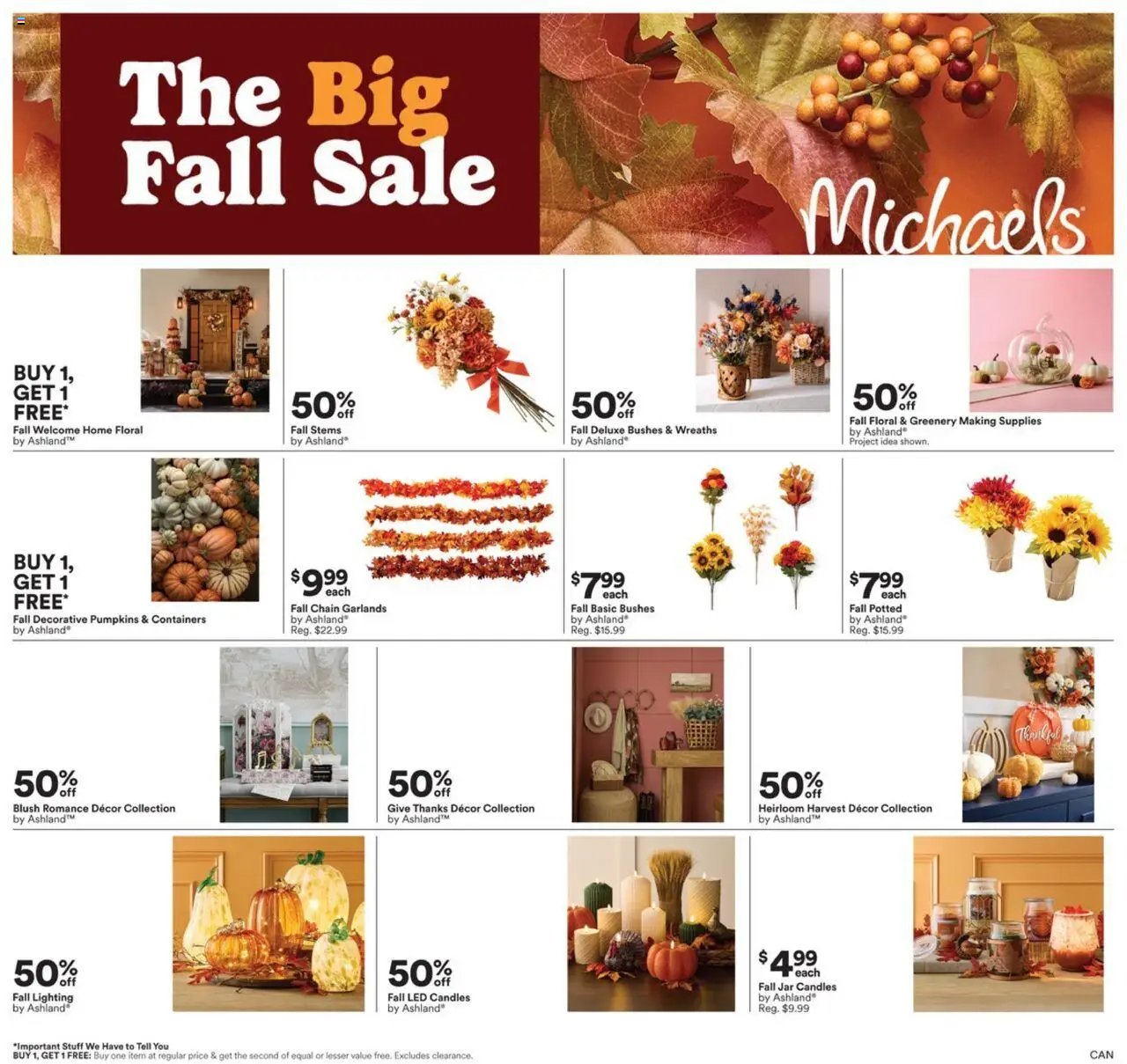 Michaels weekly flyer / circulaire