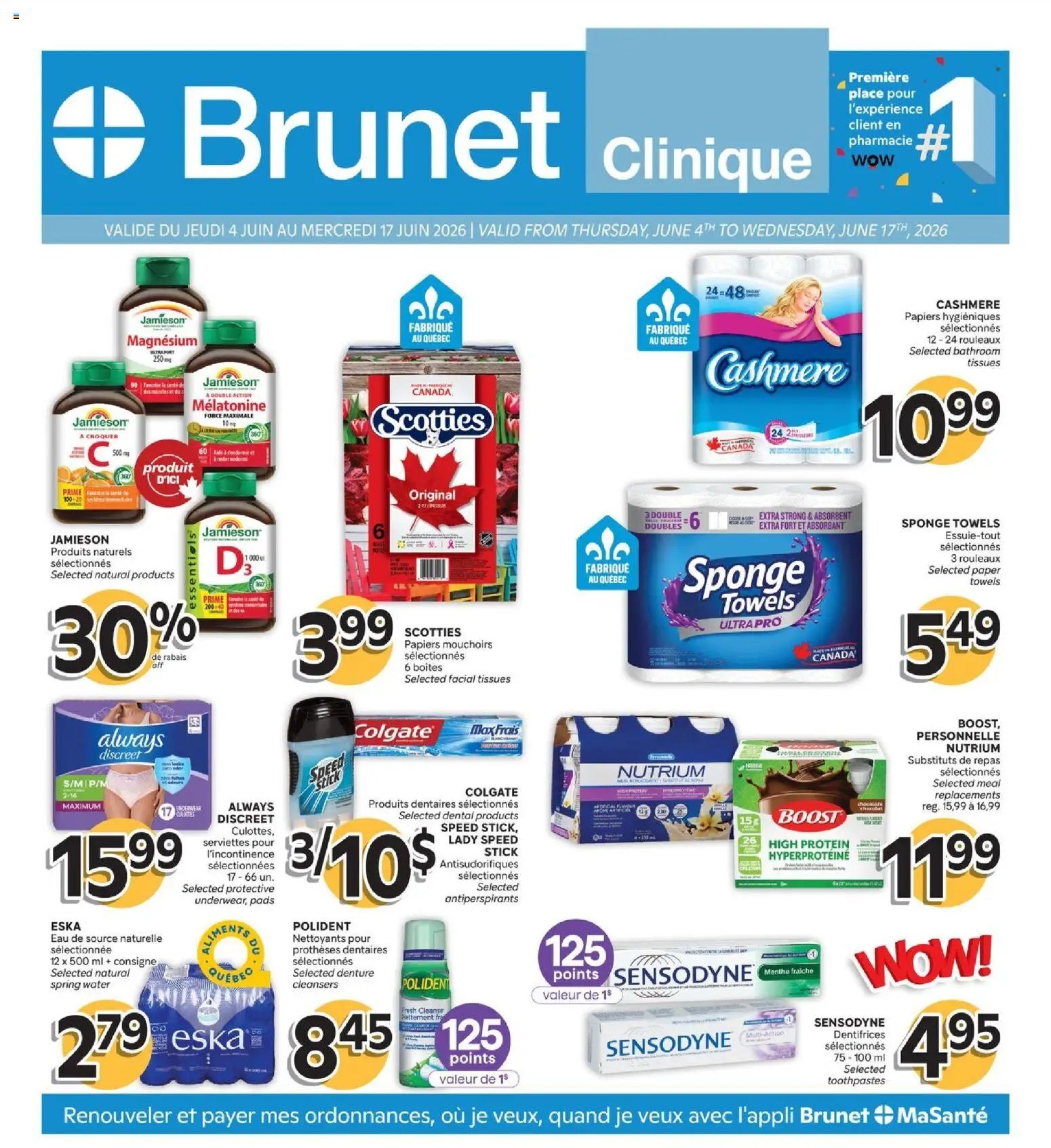Brunet flyer - Clinique
