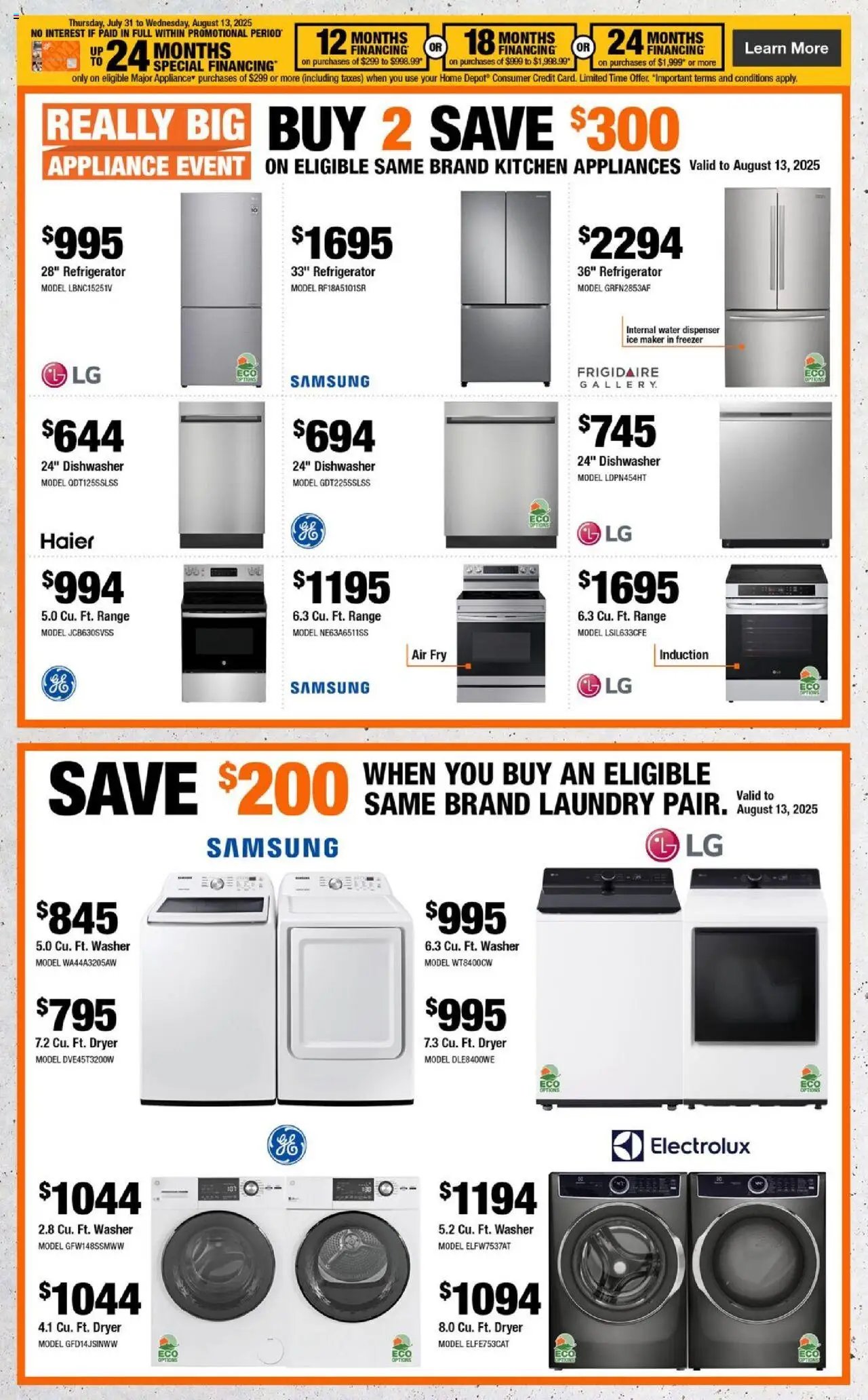 Home Depot flyer - AB