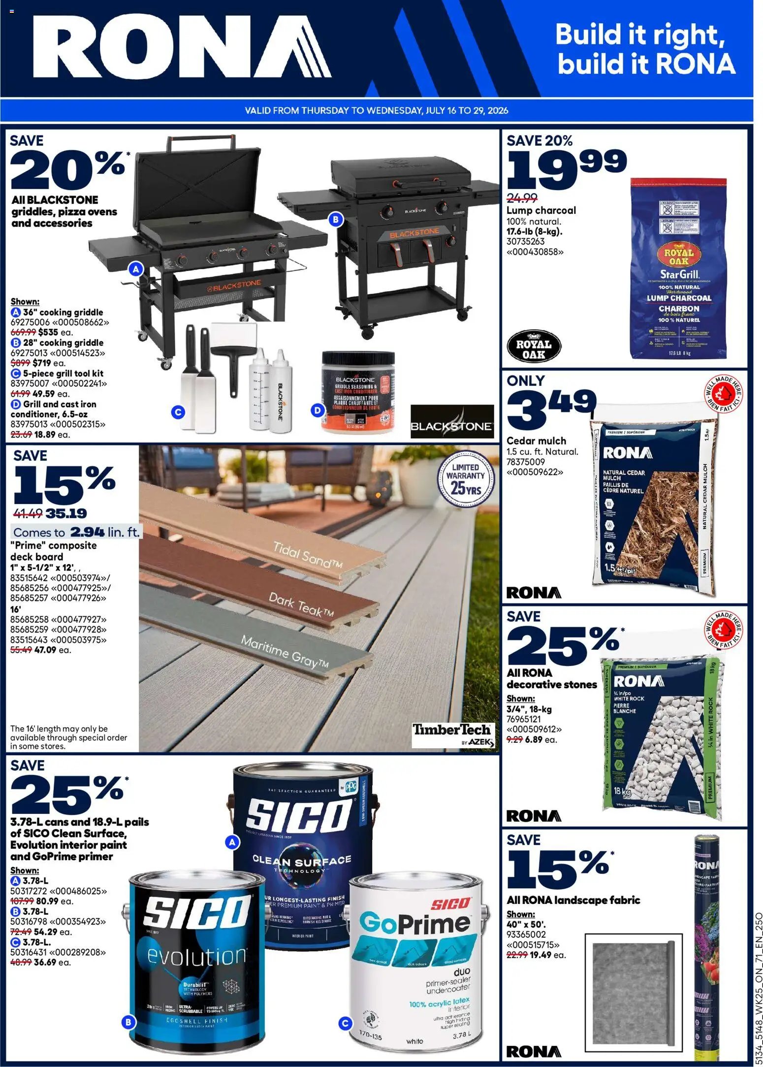 Rona weekly flyer