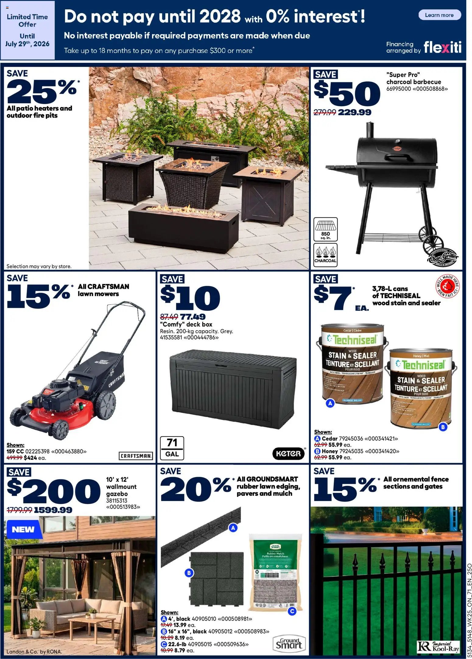 Rona weekly flyer