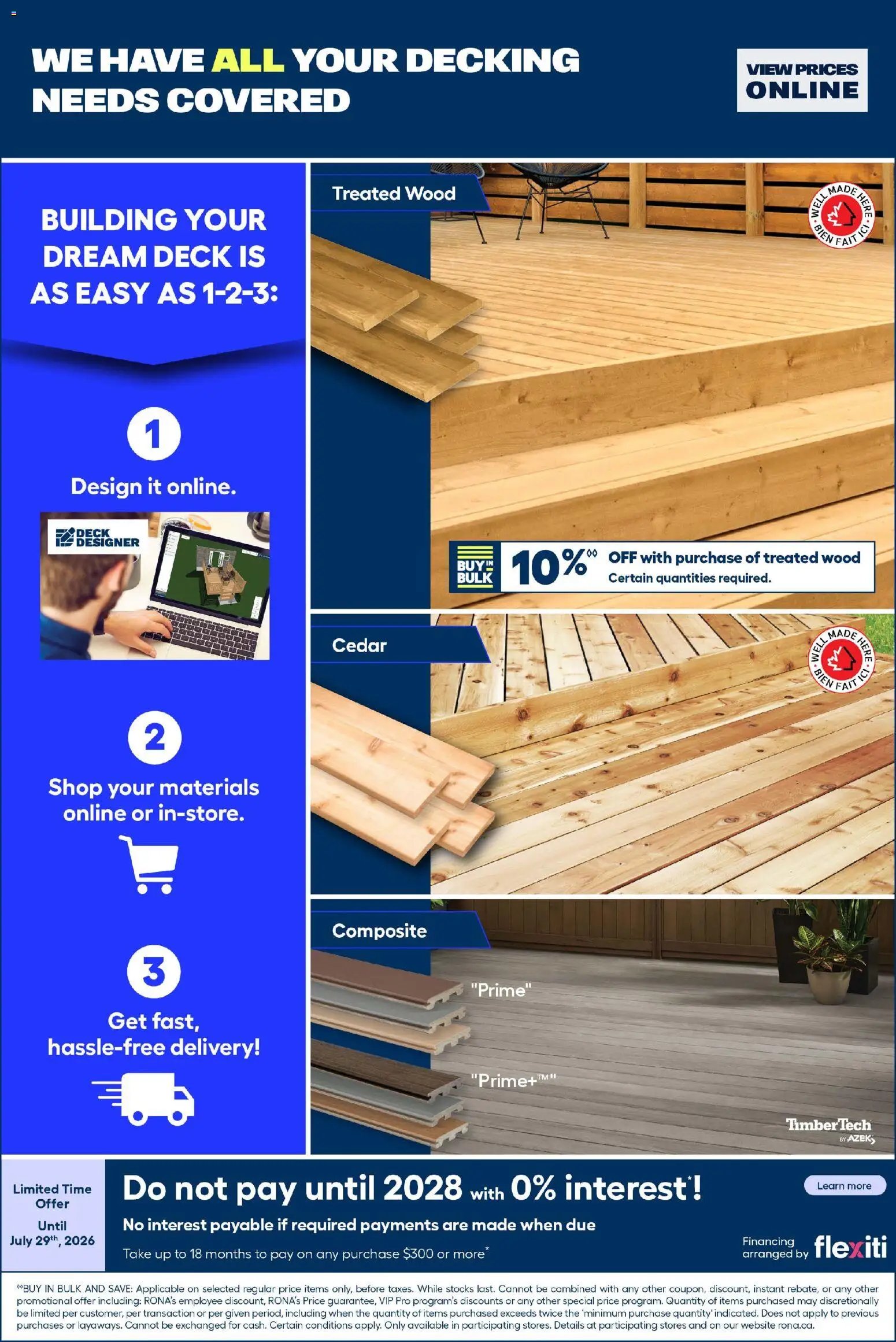 Rona weekly flyer
