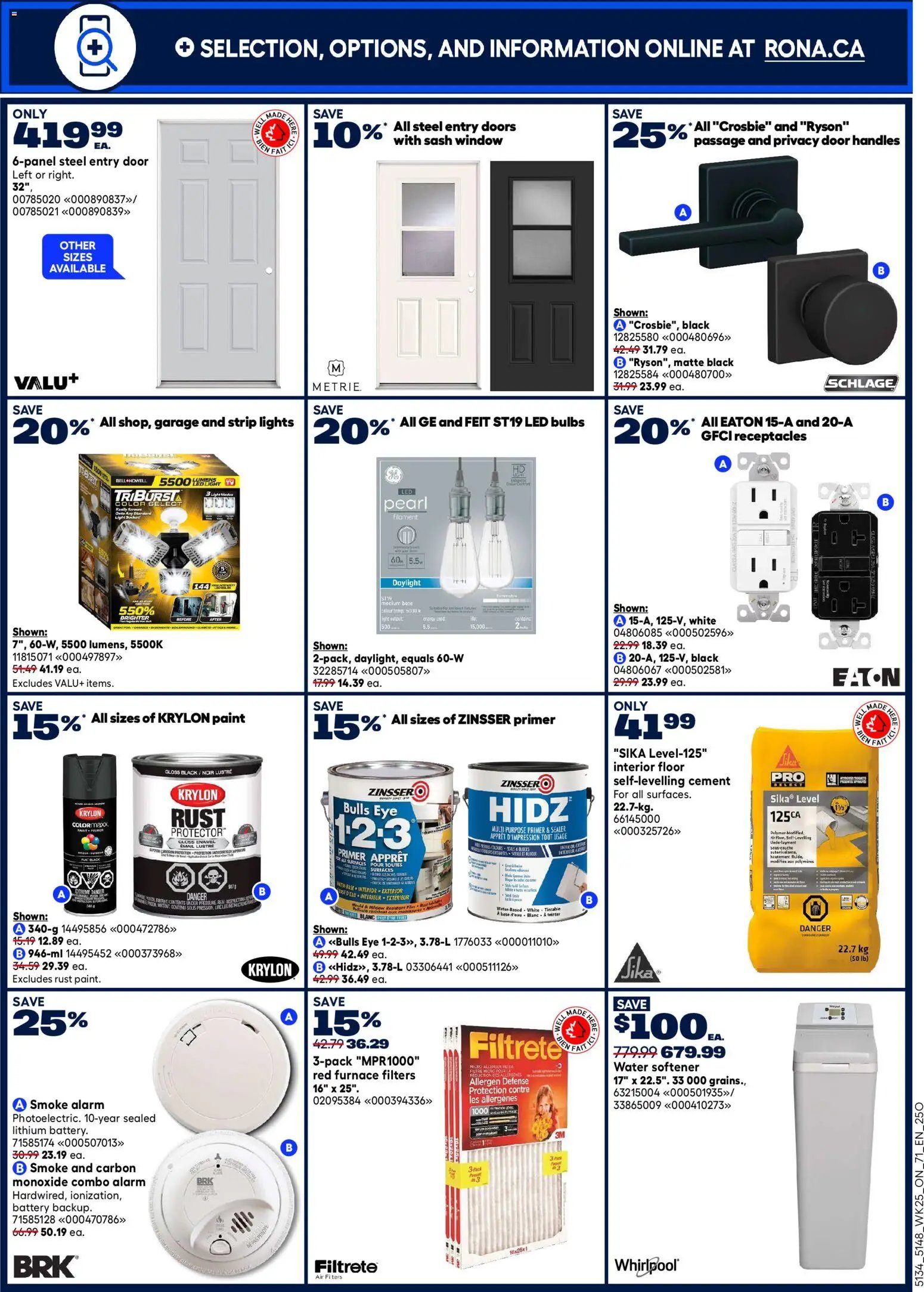 Rona weekly flyer